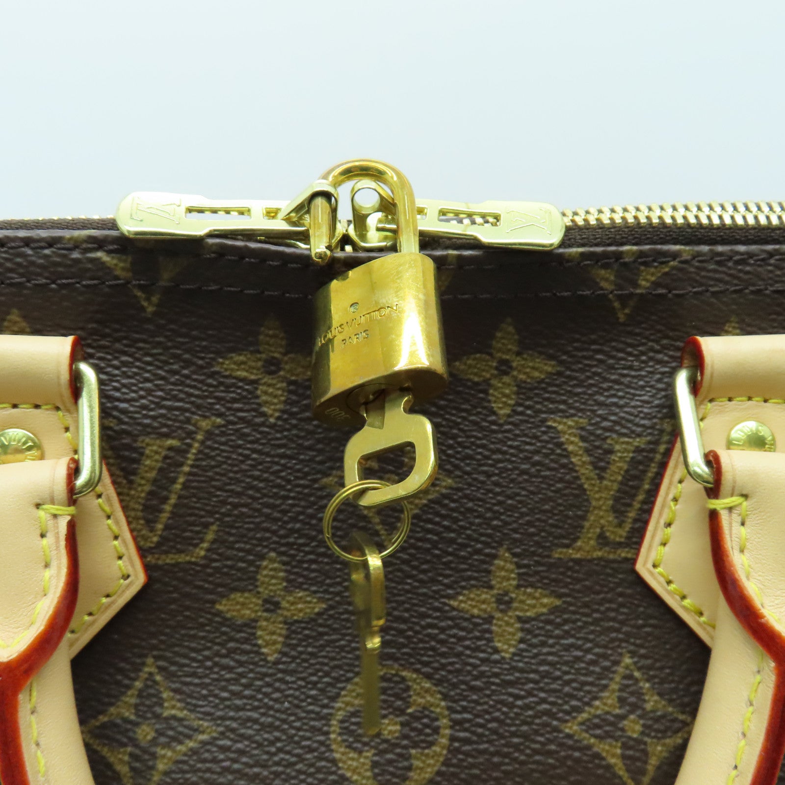 LOUIS VUITTON Monogram Speedy Bandouliere 35金扣手挽袋啡色