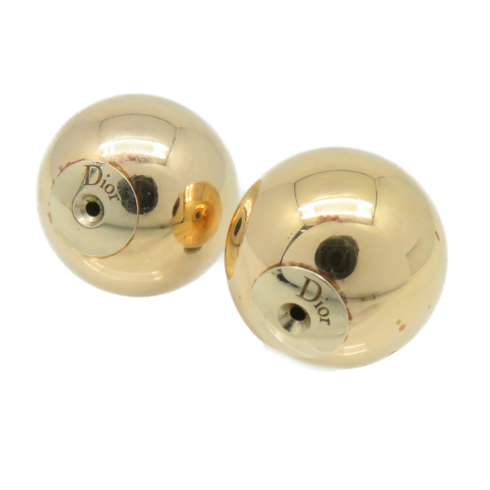 Dior Metal Earrings Gold Gold