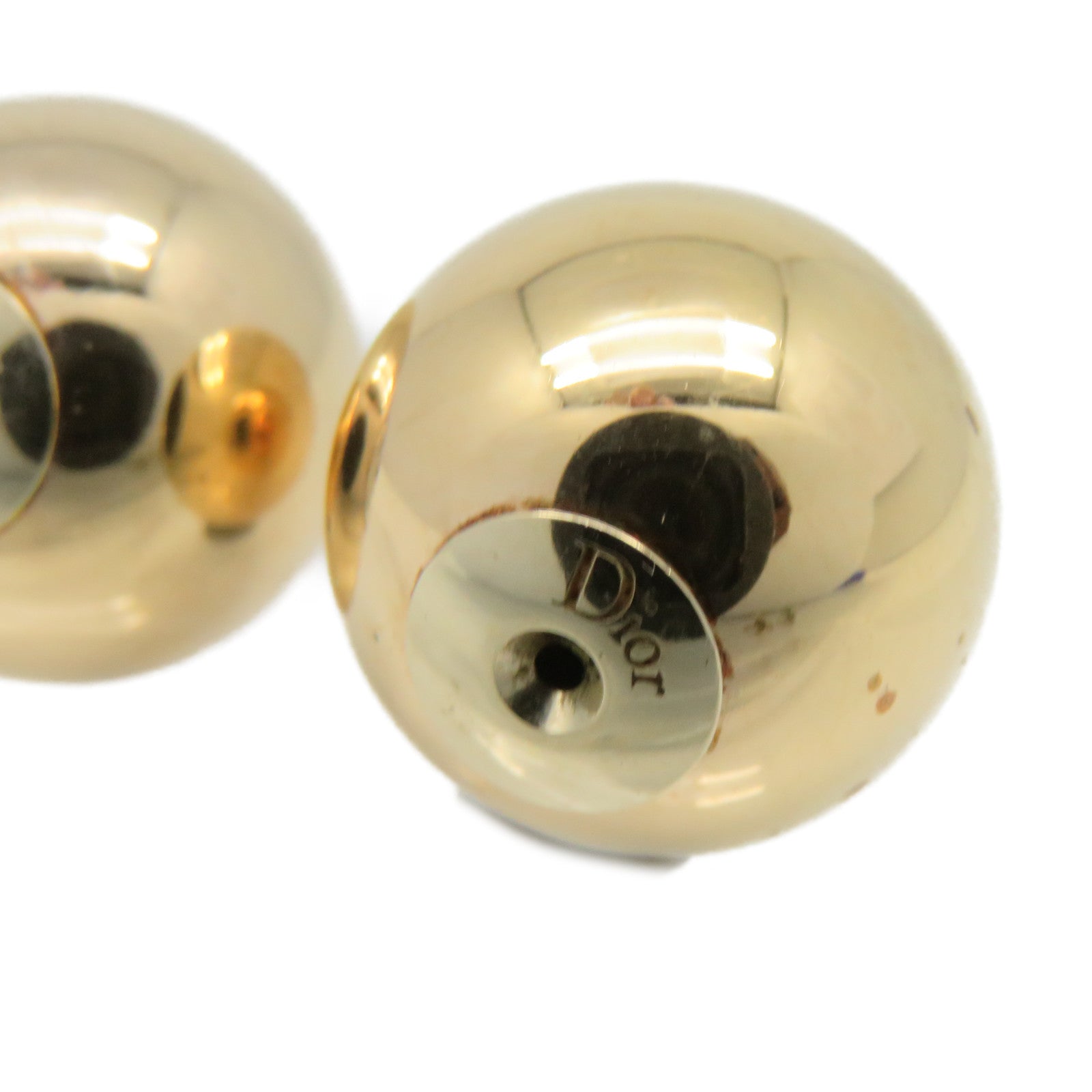 Dior Metal Earrings Gold Gold