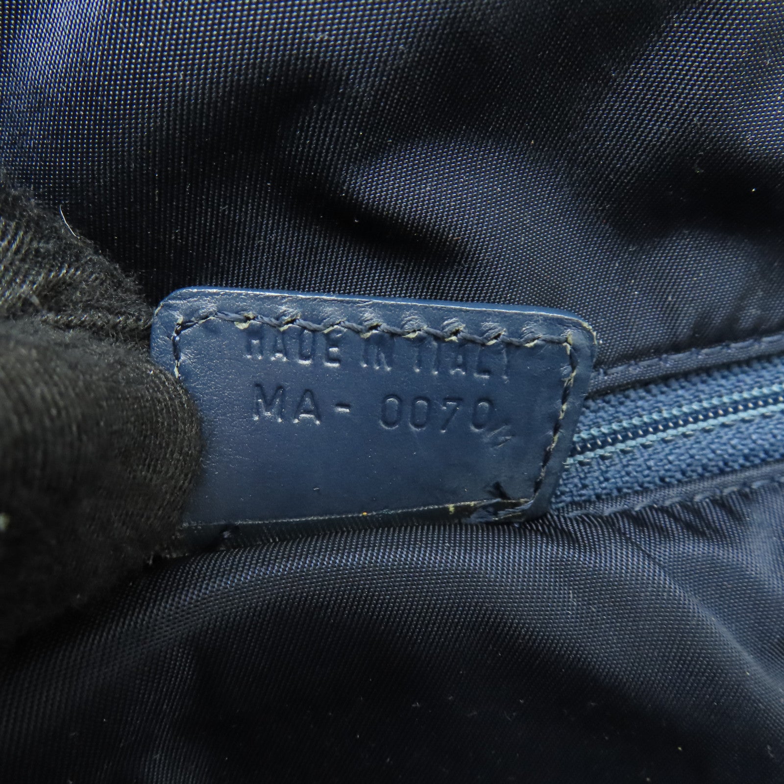 Dior 帆布Vintage Handbag金扣旅行袋藍色