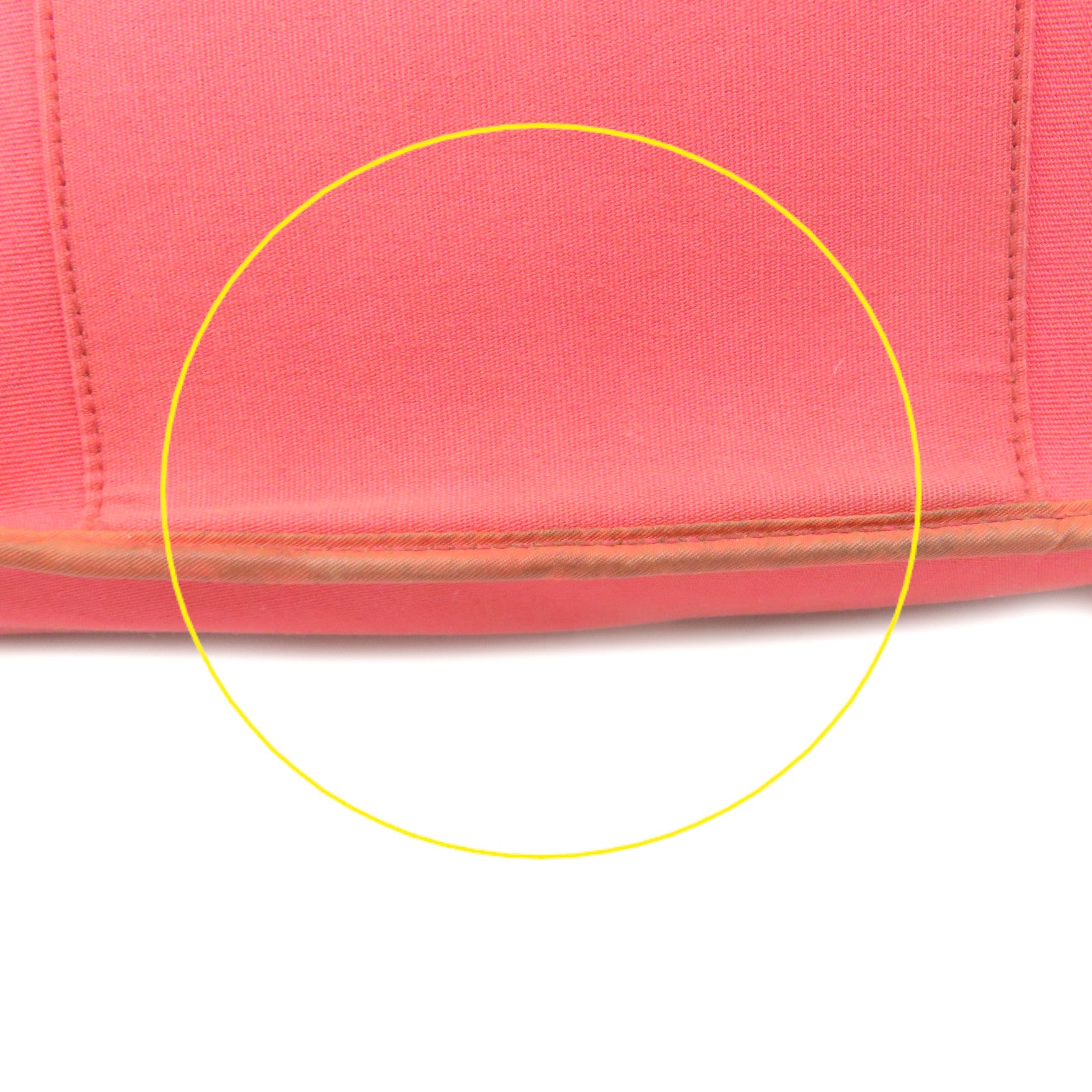 HERMES 帆布Cabag 2Way Shoulder Bag手挽肩背两用袋粉红色