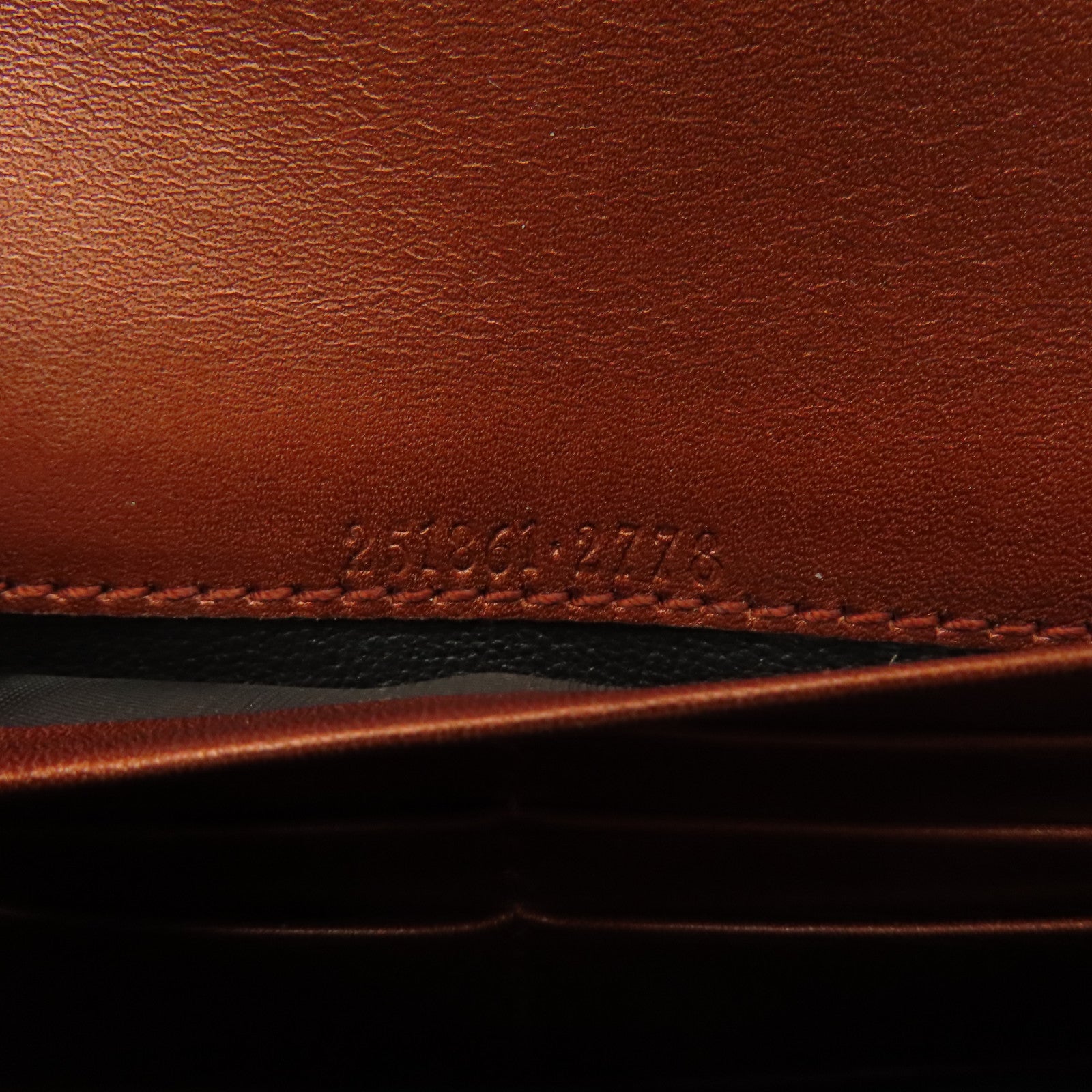 GUCCI 【激減優惠】漆皮皮革Long Wallet長錢包橙色