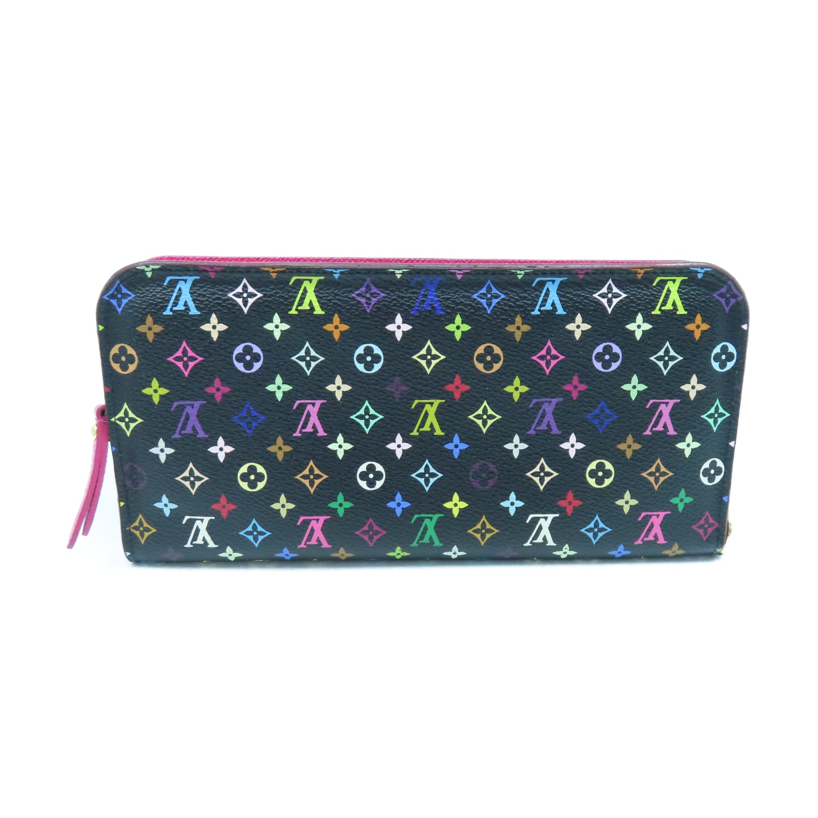 LOUIS VUITTON Monogram Multicolore Portefeuille Insolite金扣長錢包黑色