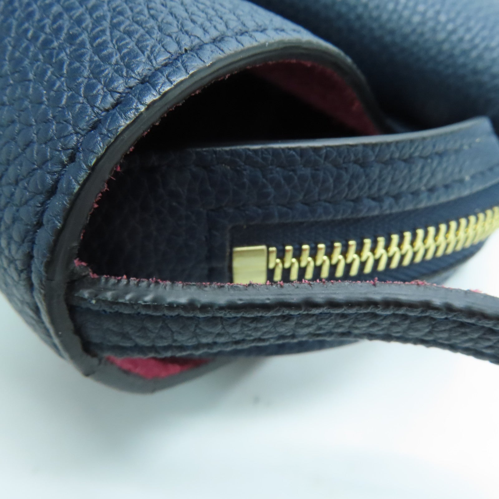 CELINE 【激減優惠】牛皮皮革Trifold Tote金扣肩背袋藍色紅色