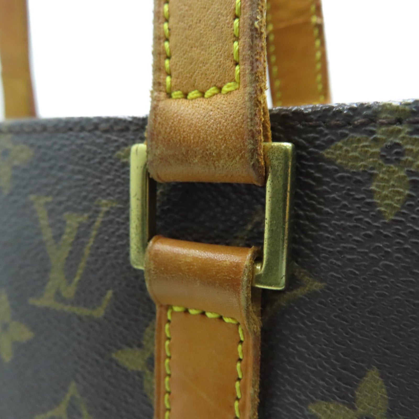LOUIS VUITTON Monogram Luco Tote Bag金扣手挽袋棕色