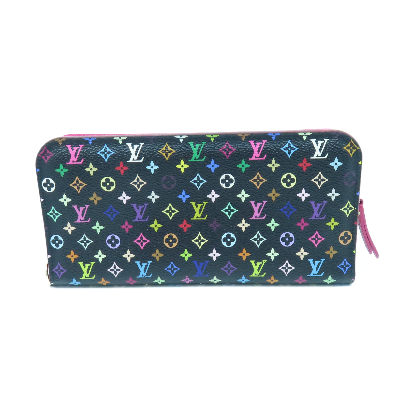 LOUIS VUITTON Monogram Multicolore Portefeuille Insolite金扣長錢包黑色