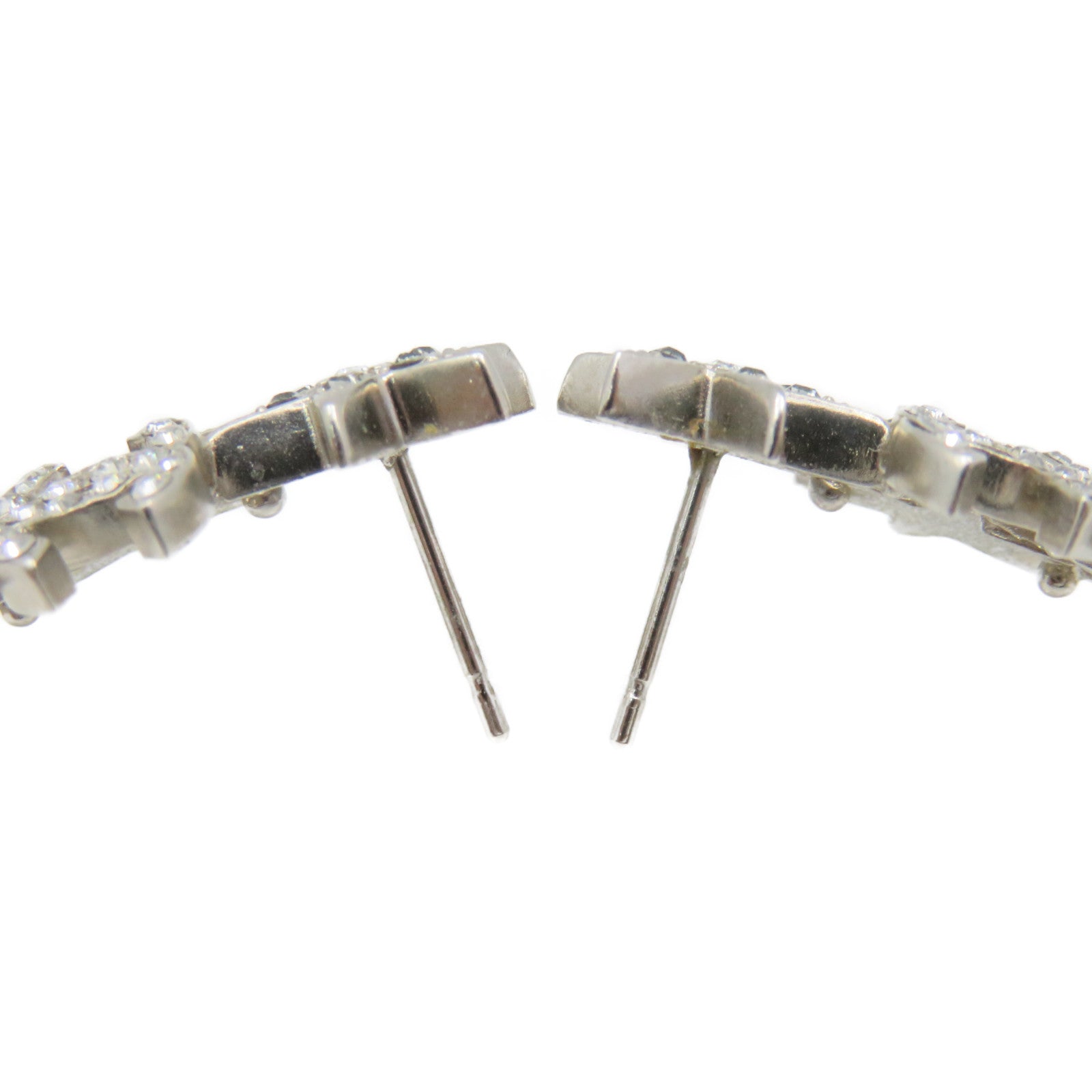 CHANEL metal Earring earrings silver
