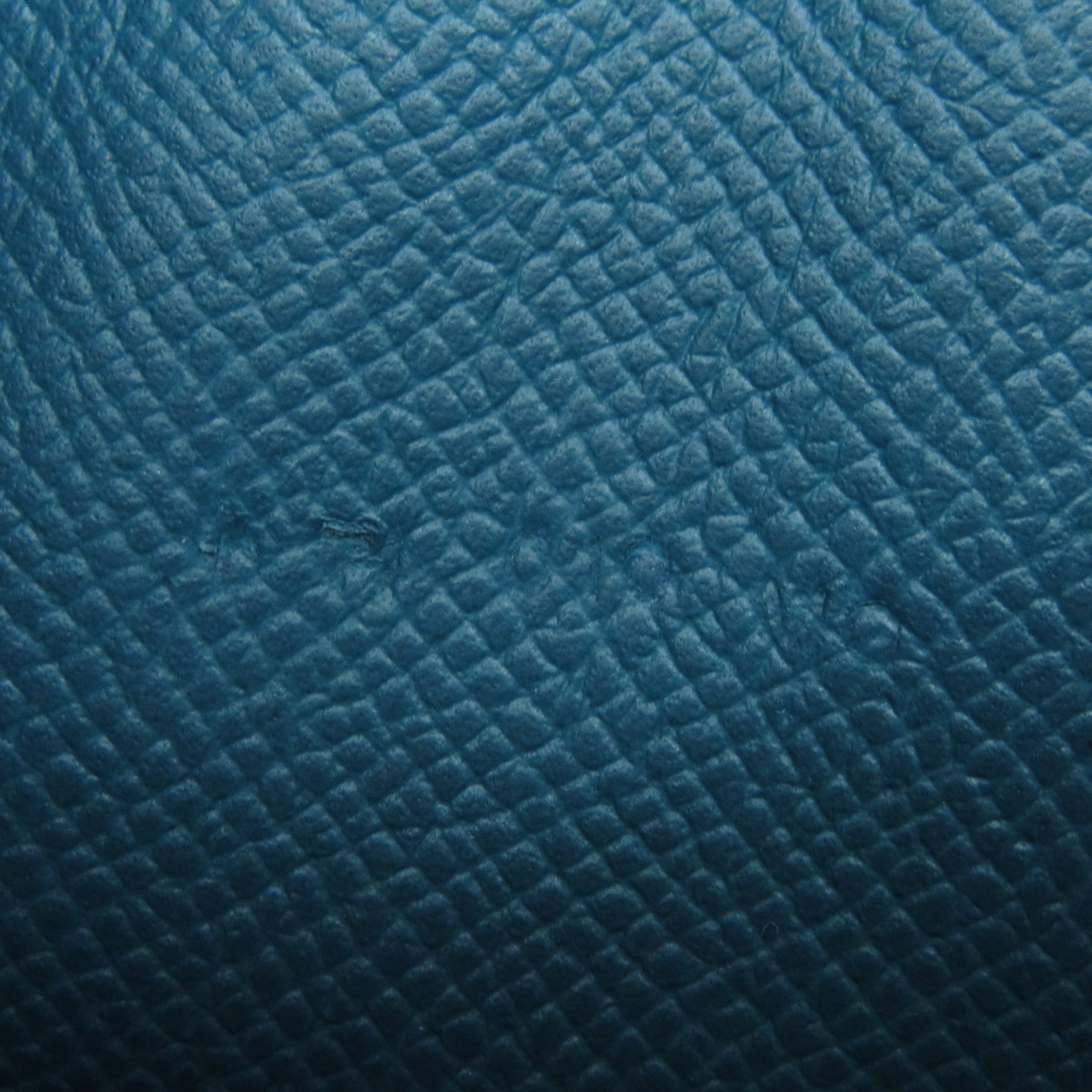 HERMES Epsom皮革Kelly Wallet金扣長錢包深藍色