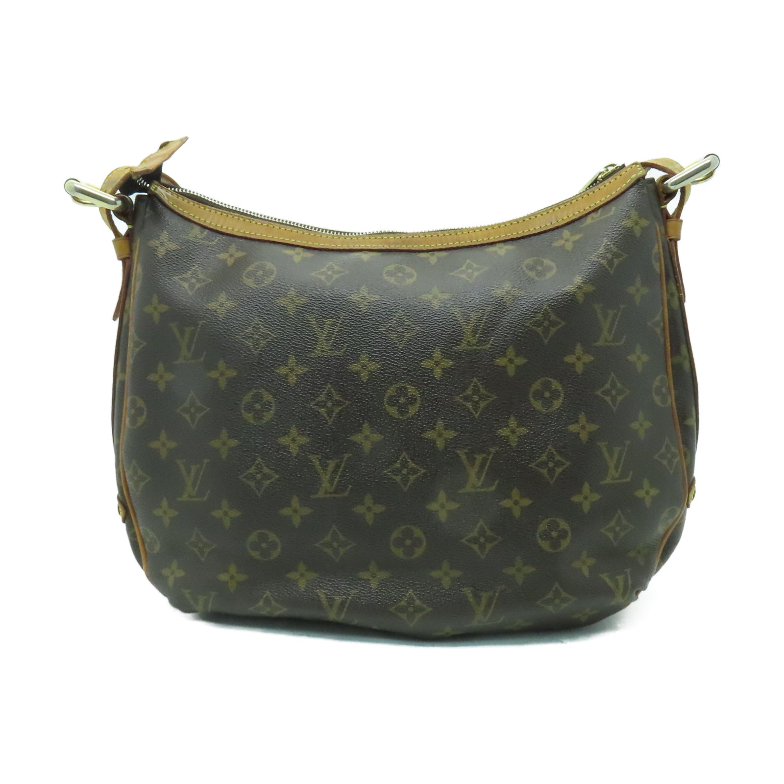 LOUIS VUITTON Monogram Tulum GM金扣肩背袋啡色
