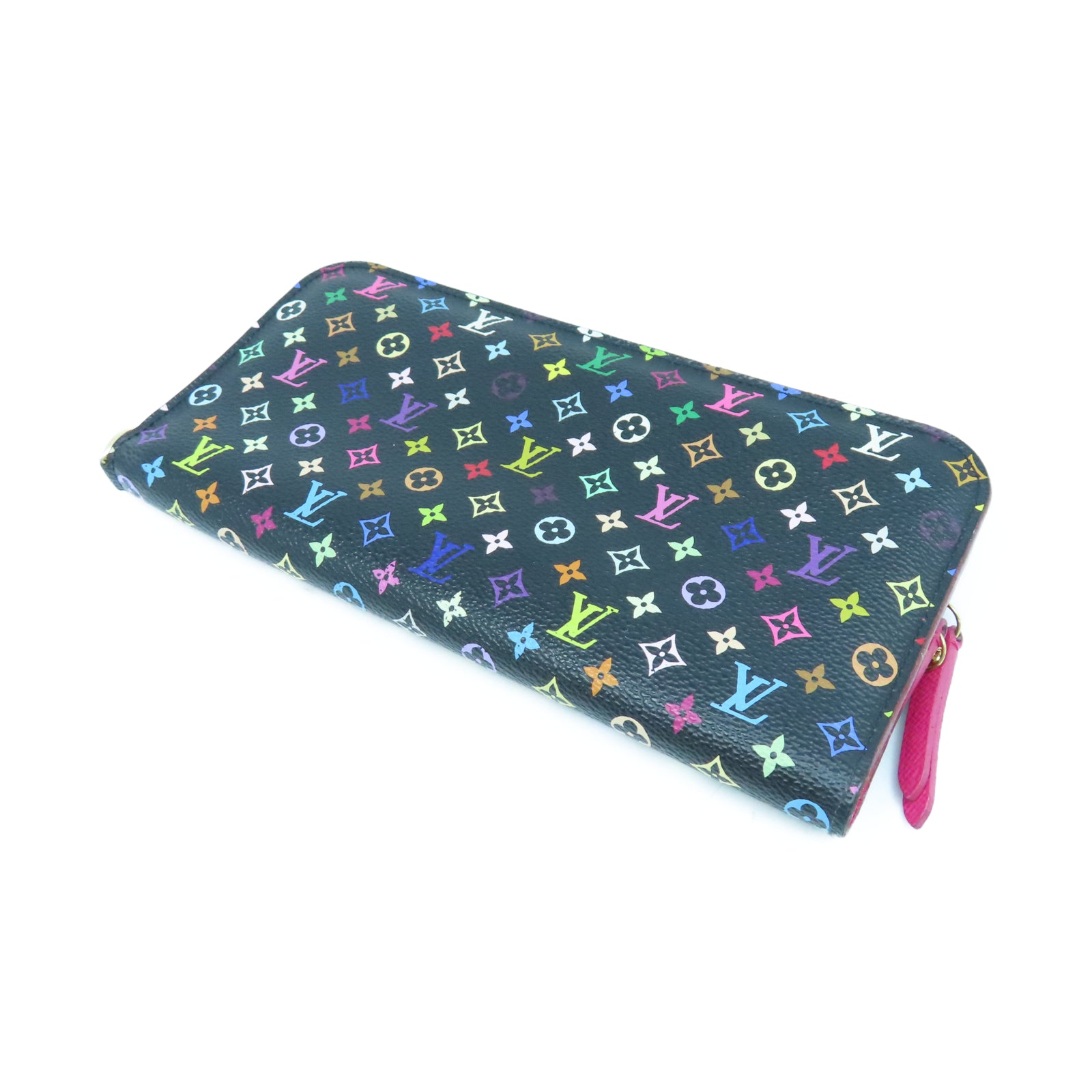 LOUIS VUITTON Monogram Multicolore Portefeuille Insolite金扣長錢包黑色