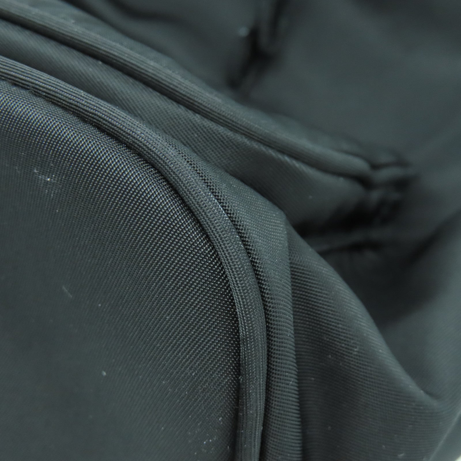 PRADA 尼龍2 Way Shoulder銀扣手挽肩背兩用袋黑色