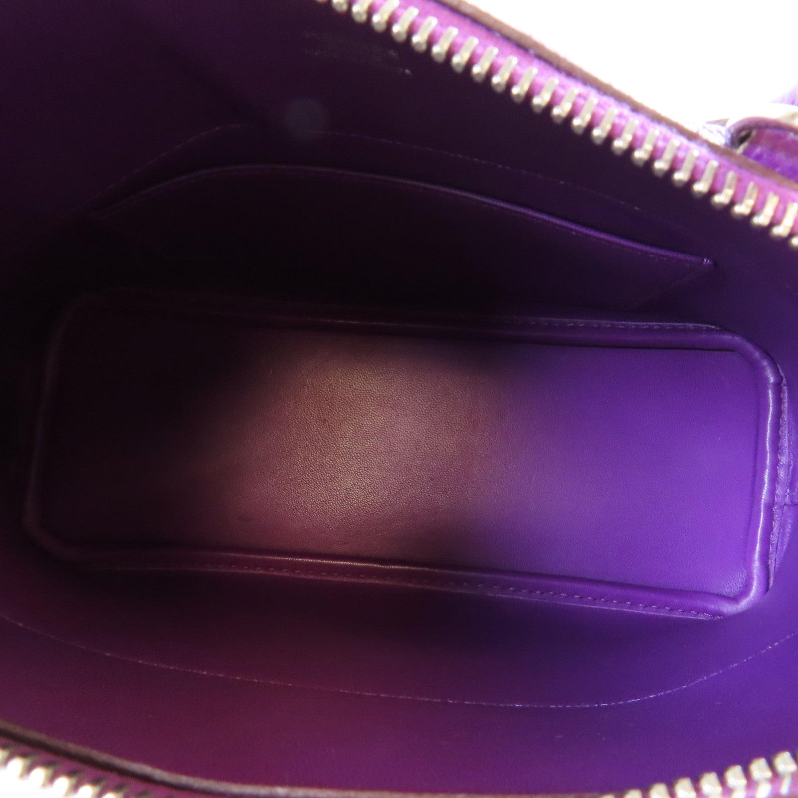 HERMES Epsom皮革Bolide 27銀扣手挽肩背兩用袋Anemone海葵紫色