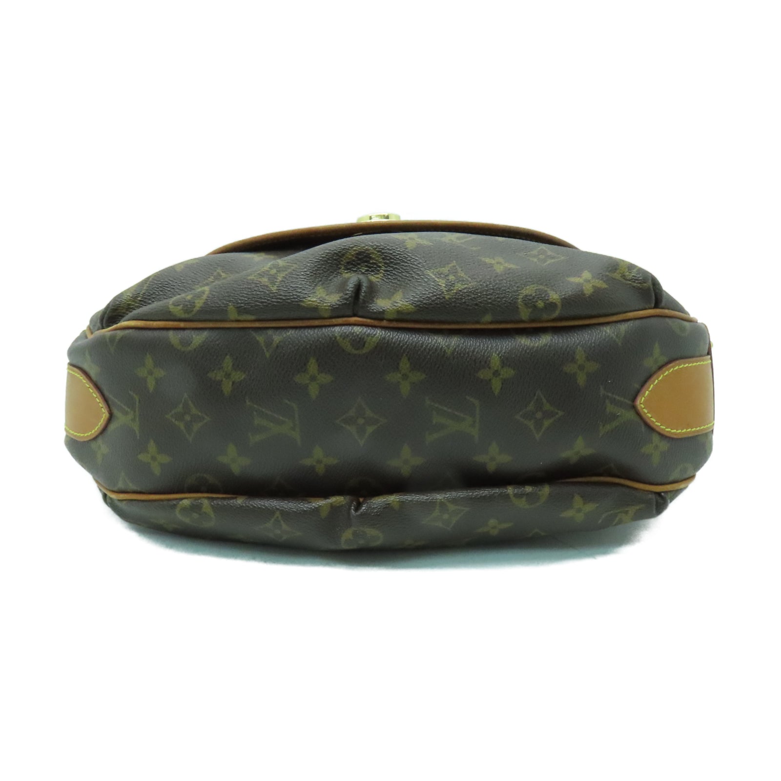 LOUIS VUITTON Monogram Tulum GM金扣肩背袋啡色