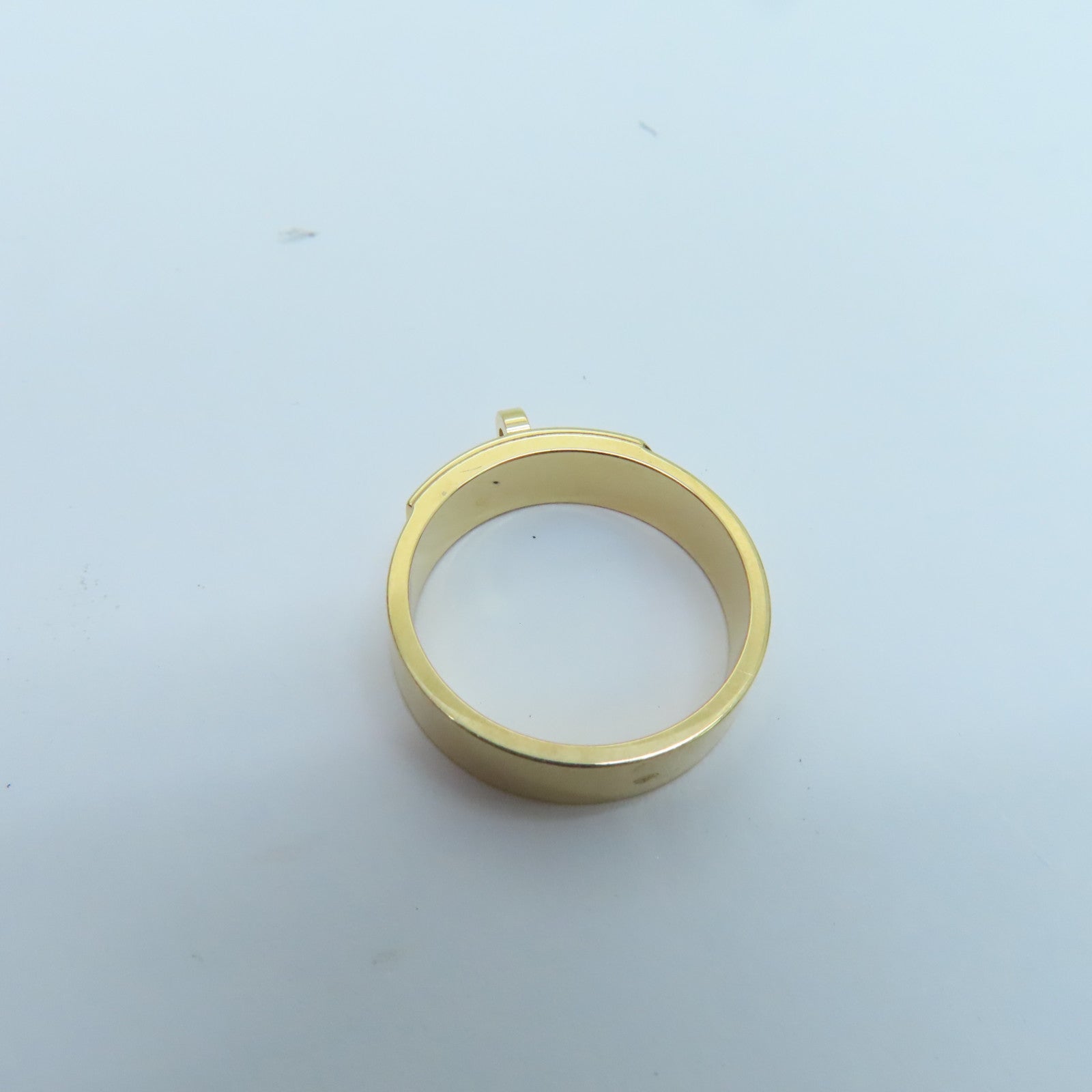 HERMES 【激減優惠】18K玫瑰金Kelly Ring Diamond 0.02ct鑽石戒指US#6.5