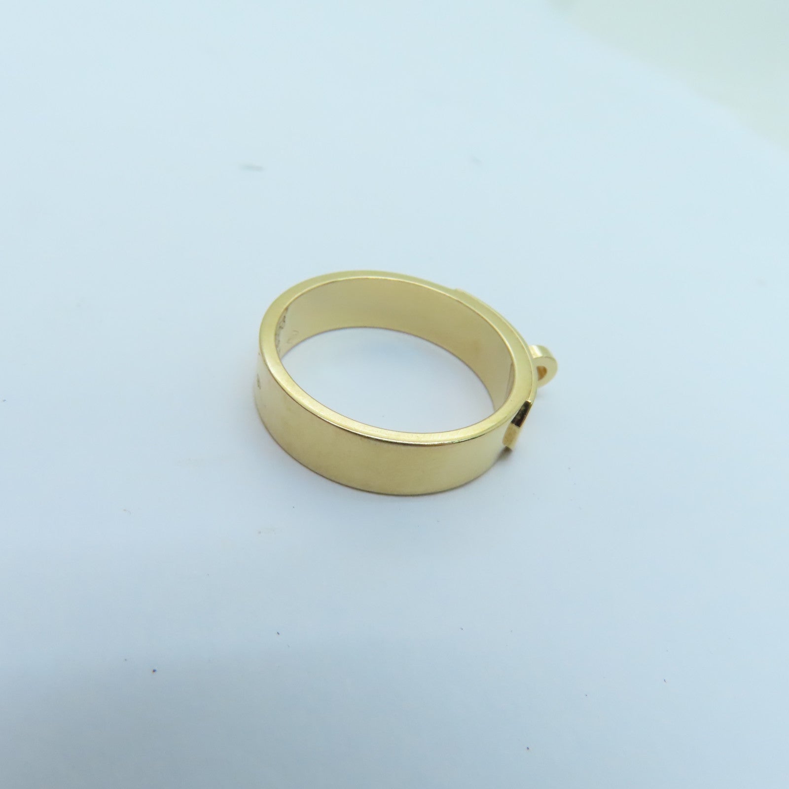 HERMES 【激減優惠】18K玫瑰金Kelly Ring Diamond 0.02ct鑽石戒指US#6.5