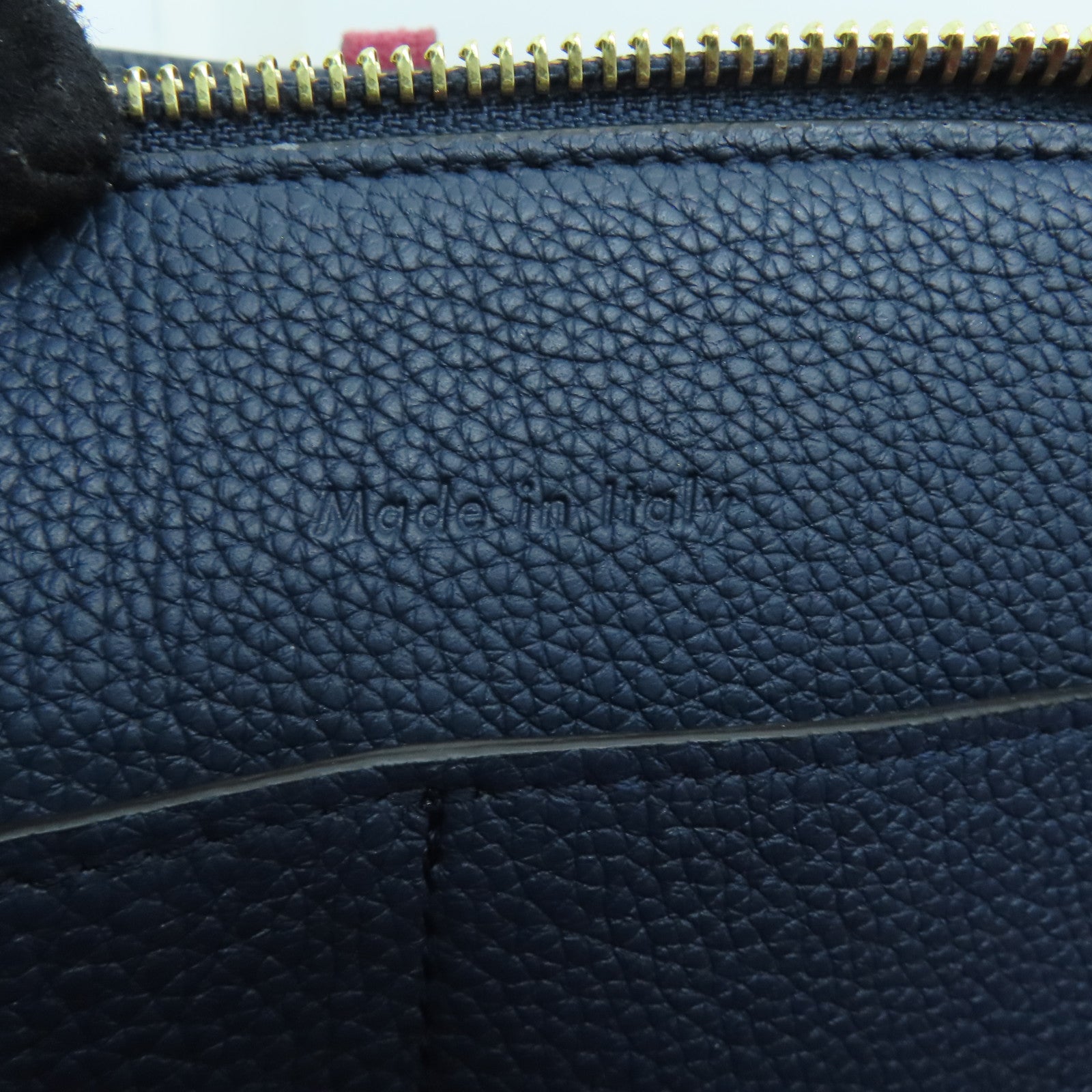 CELINE 【激減優惠】牛皮皮革Trifold Tote金扣肩背袋藍色紅色