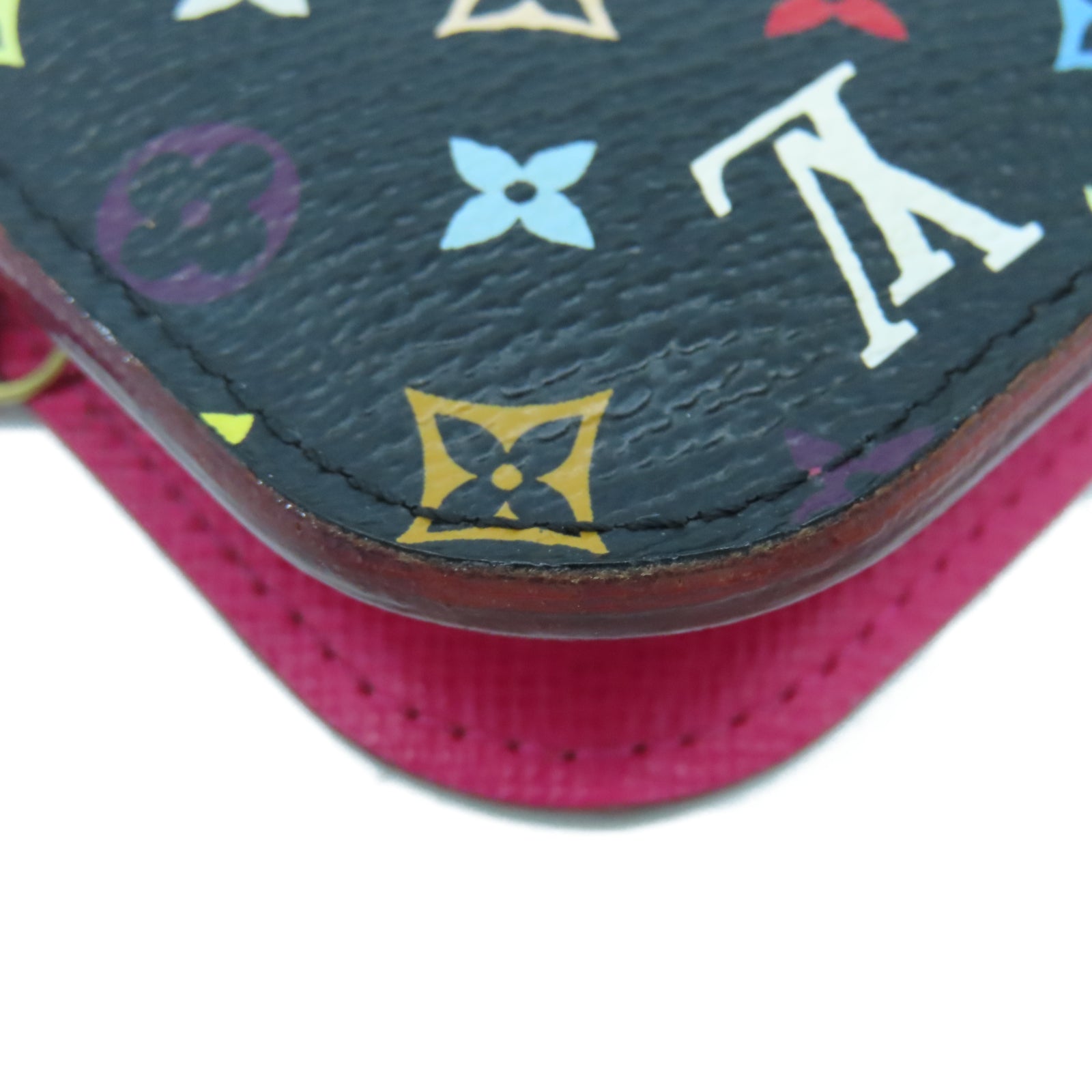 LOUIS VUITTON Monogram Multicolore Portefeuille Insolite金扣長錢包黑色