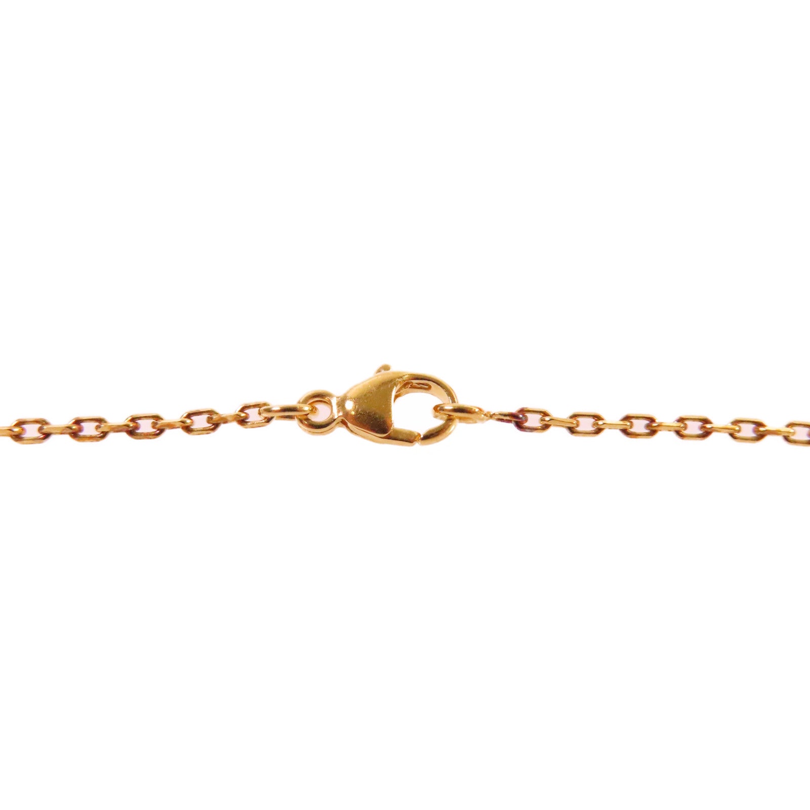 HERMES 金屬/琺瑯Mini Pop H Necklace項鏈粉紅色/金色