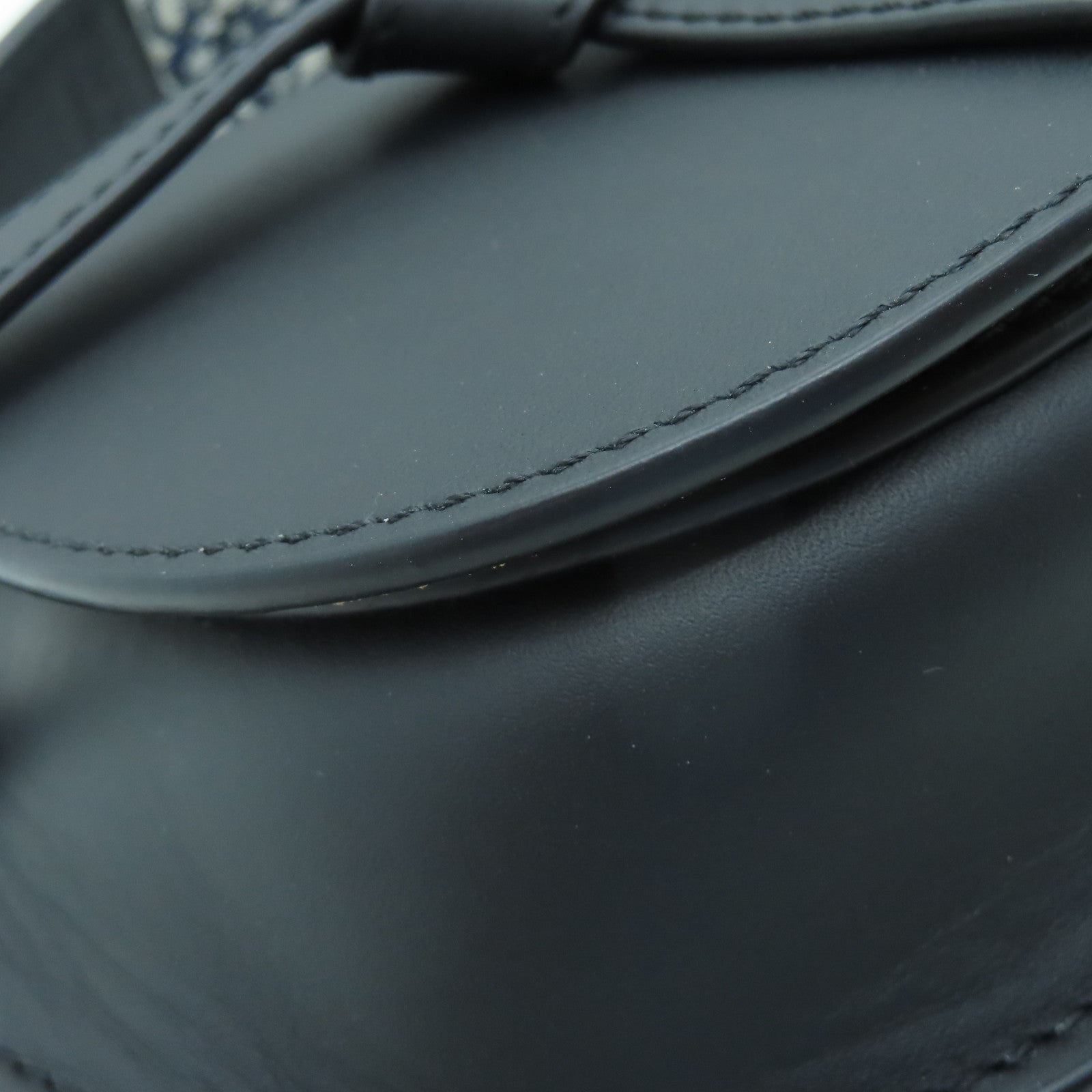 LOEWE 牛皮皮革Mini Gate Dual Bag金扣肩背袋黑色