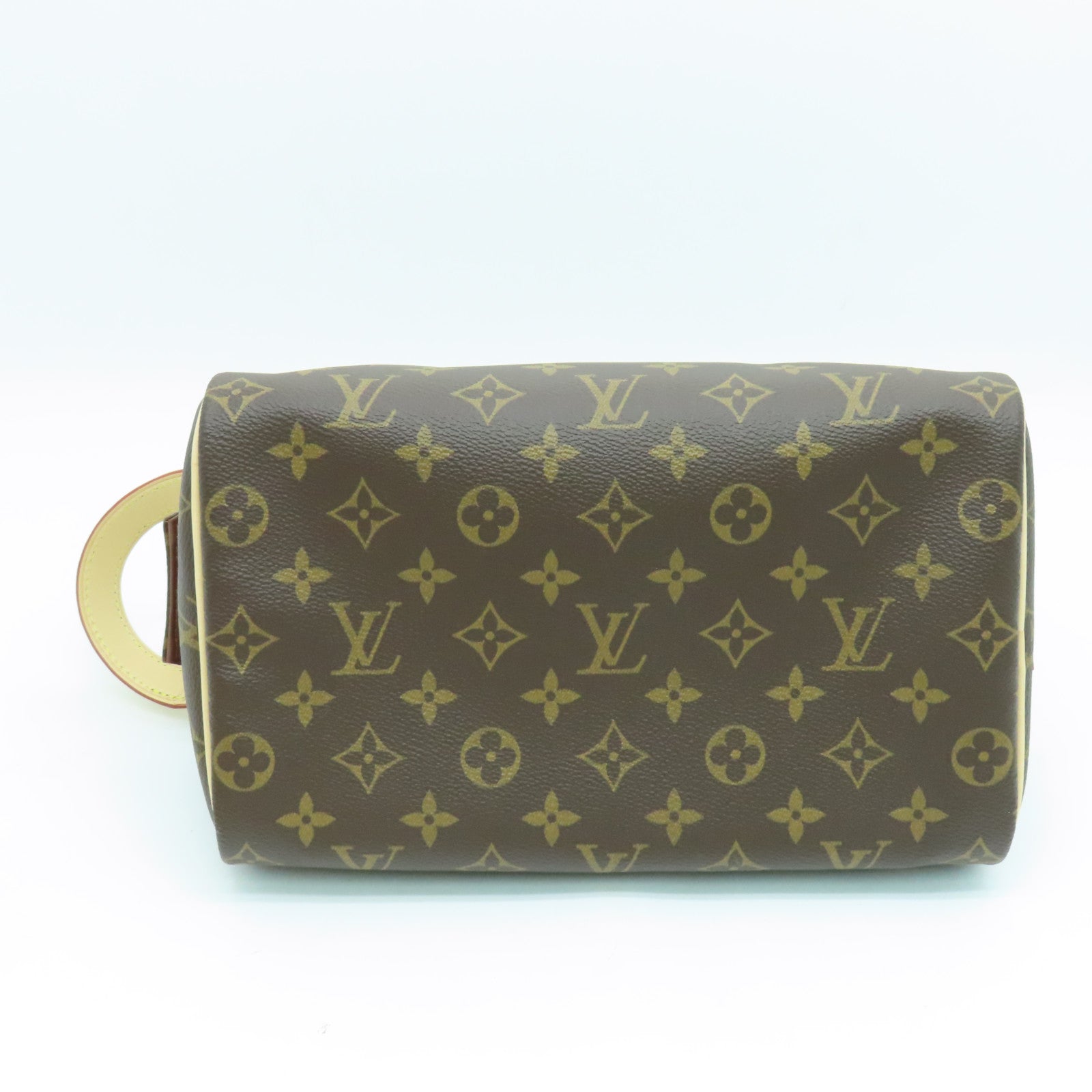 LOUIS VUITTON Monogram Dopp金扣手拿包啡色