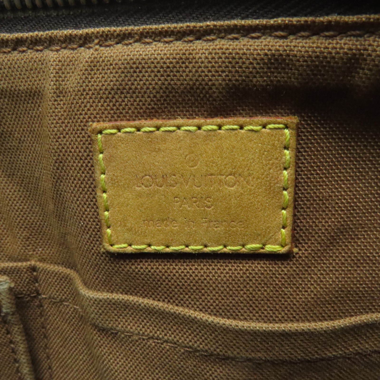 LOUIS VUITTON Monogram Tulum GM金扣肩背袋啡色