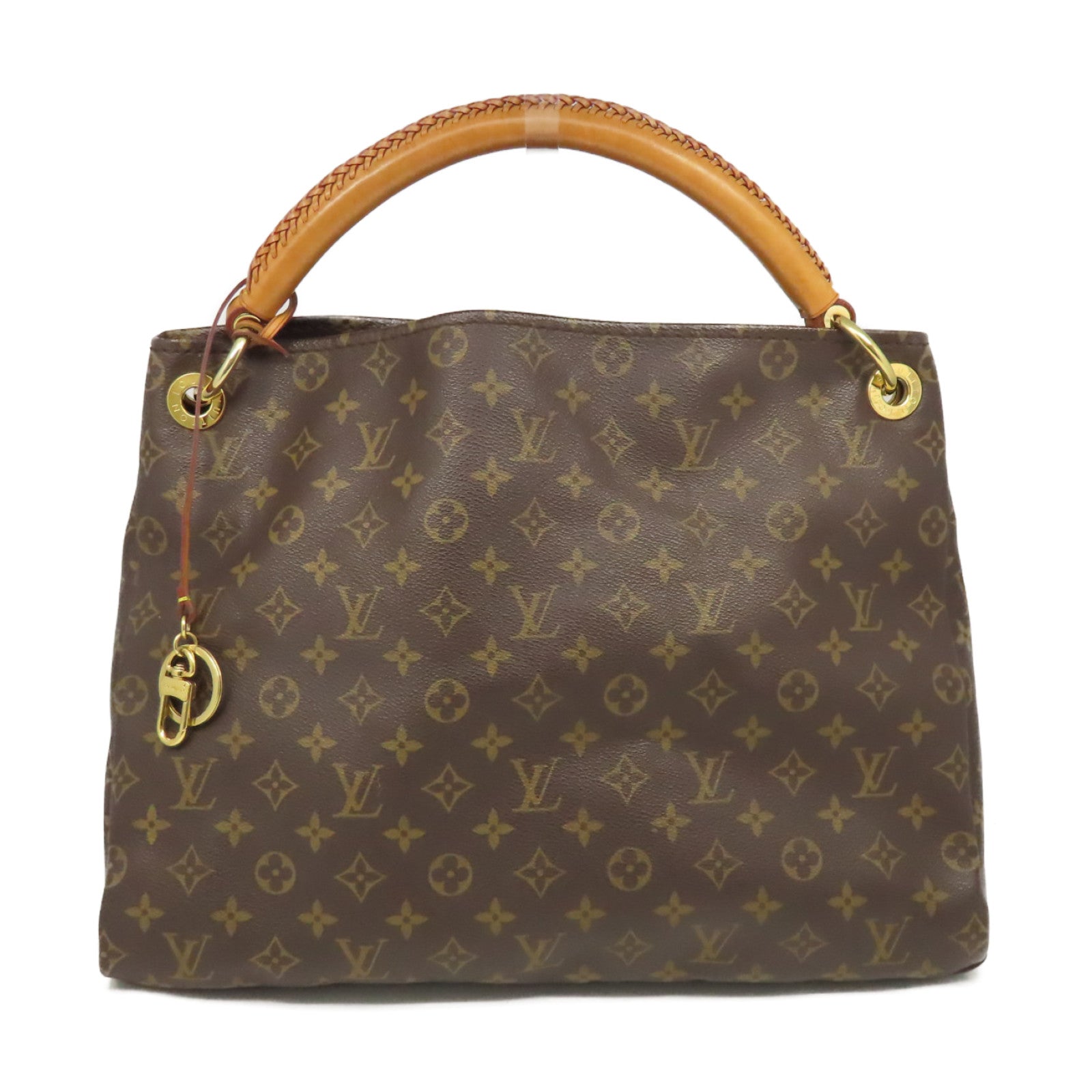 LOUIS VUITTON Monogram Artsy GM Shoulder Bag金扣肩背袋啡色