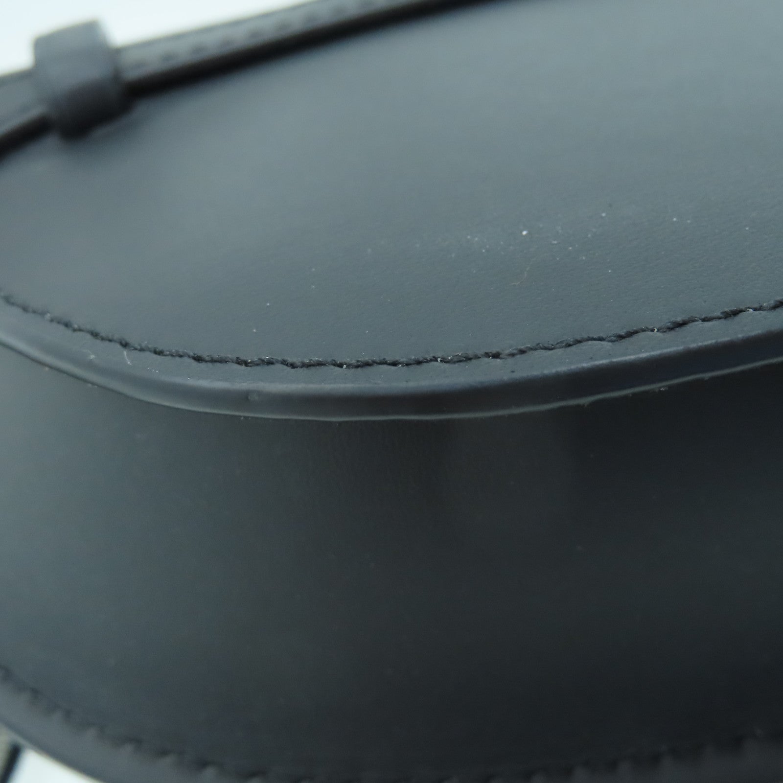 LOEWE 牛皮皮革Mini Gate Dual Bag金扣肩背袋黑色