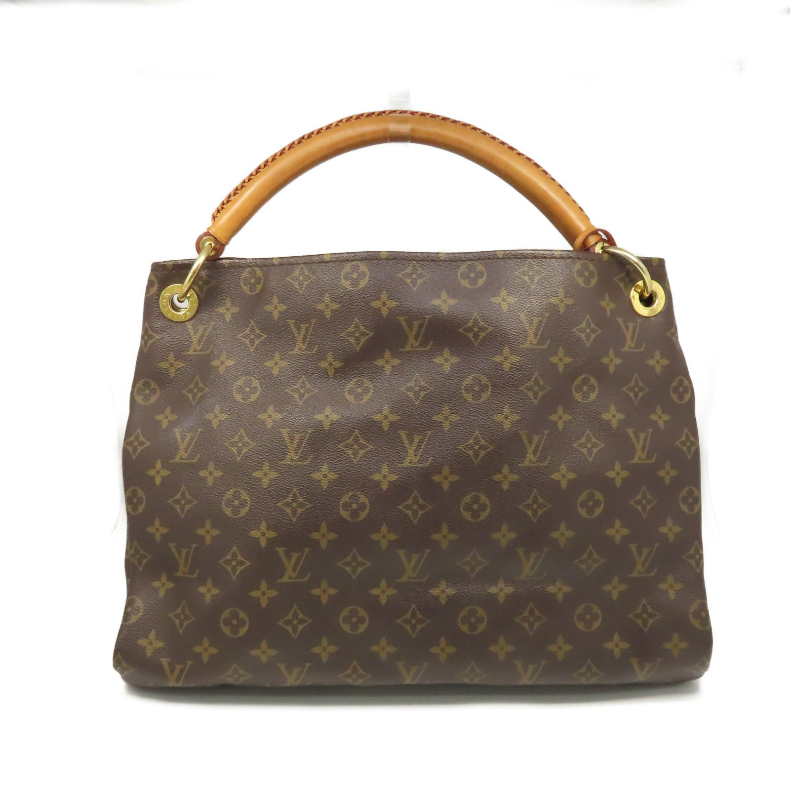 LOUIS VUITTON Monogram Artsy GM Shoulder Bag金扣肩背袋啡色