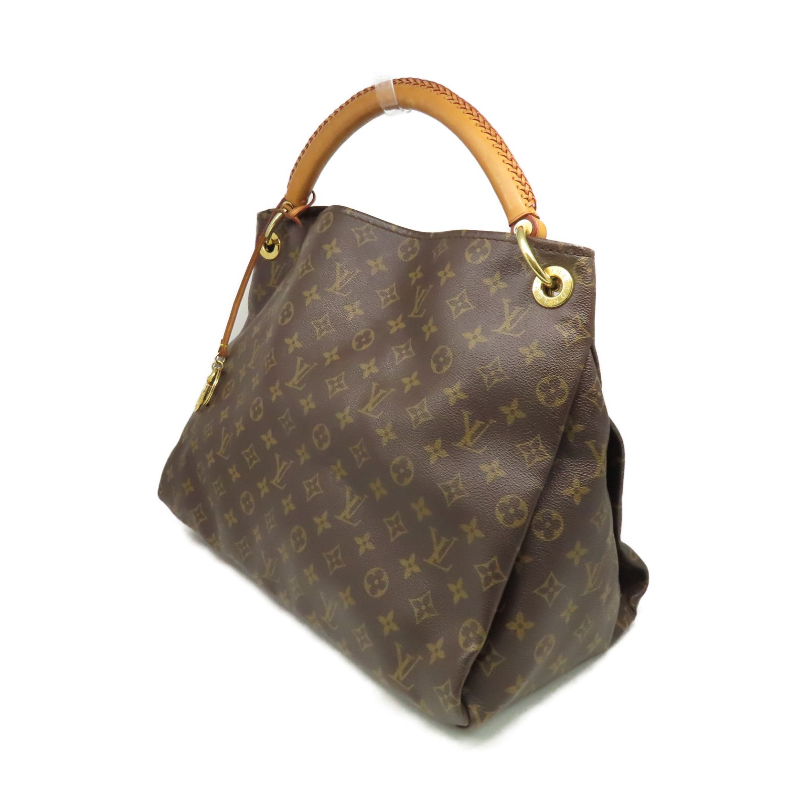 LOUIS VUITTON Monogram Artsy GM Shoulder Bag金扣肩背袋啡色