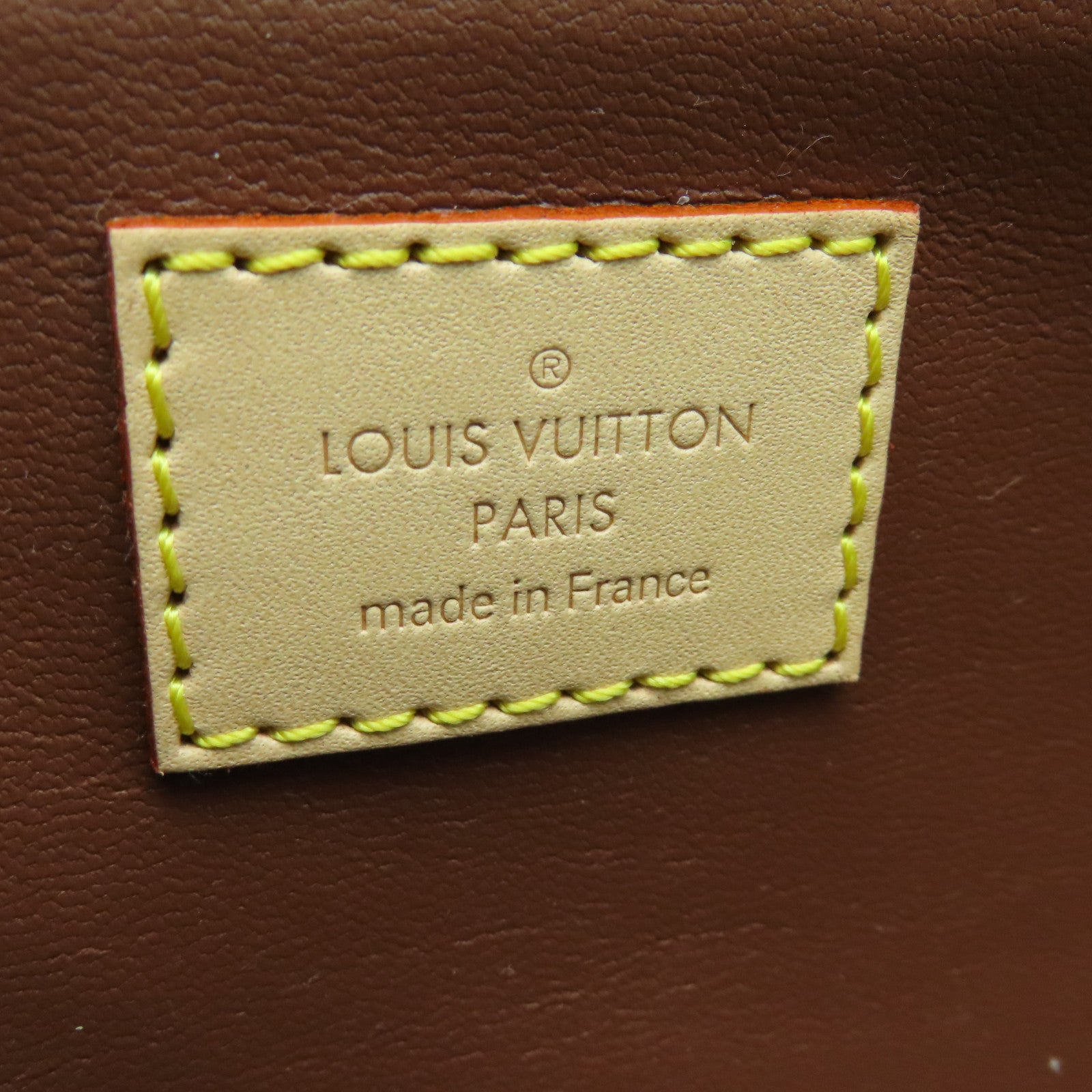 LOUIS VUITTON Monogram Dopp金扣手拿包啡色