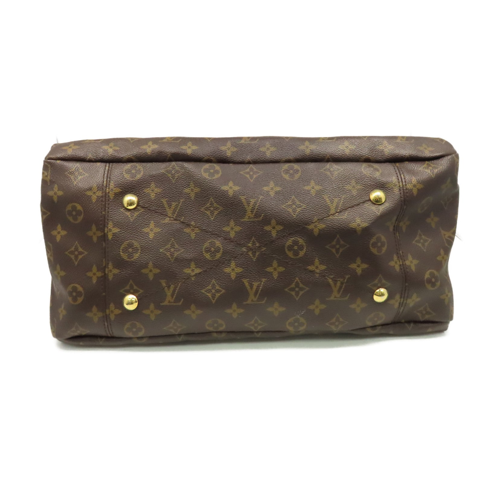 LOUIS VUITTON Monogram Artsy GM Shoulder Bag金扣肩背袋啡色