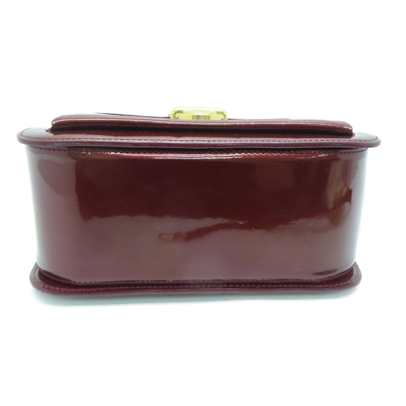 LOUIS VUITTON Monogram Vernis Mirada gold buckle shoulder shoulder bag purple