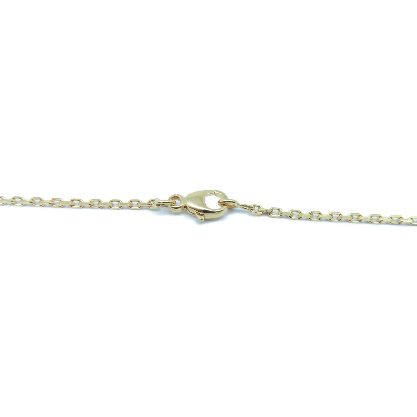 HERMES 金屬Pop H Necklace項鏈Nata奶油白色/玫瑰金色