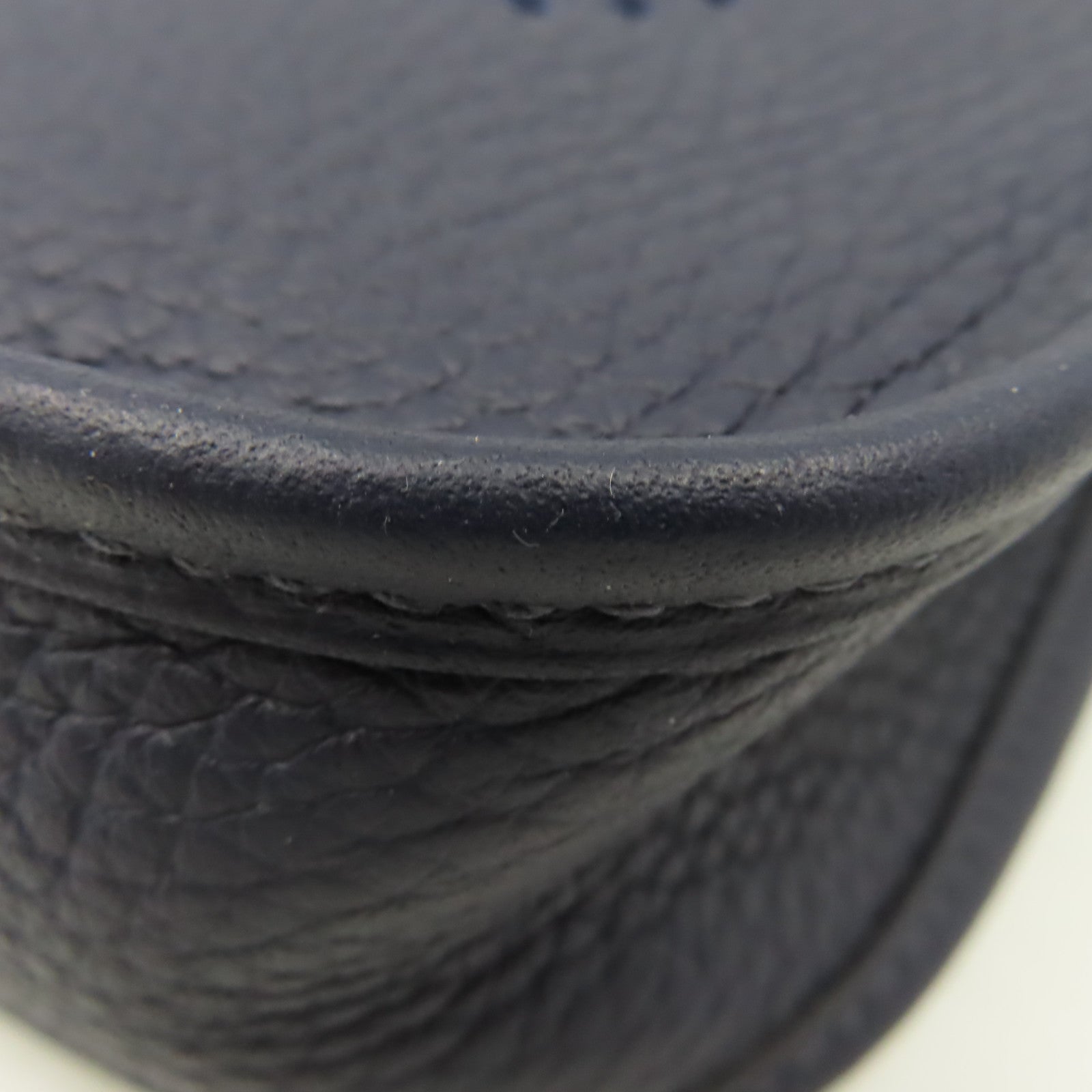 HERMES Clemence皮革Evelyne TPM Shoulder Bag金扣肩背袋Bleu Nuit午夜藍