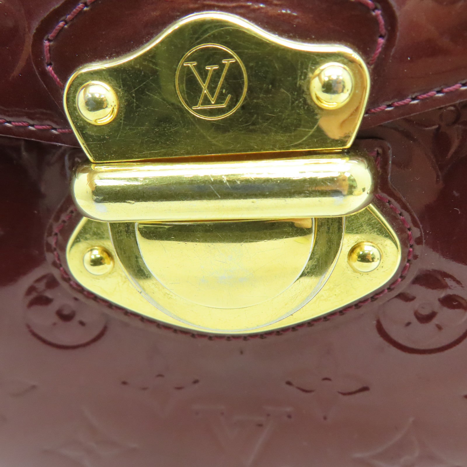Louis Vuitton ヴェルニ ミラー Louis Vuitton Noisette Monogram Vernis Minna Street Bag