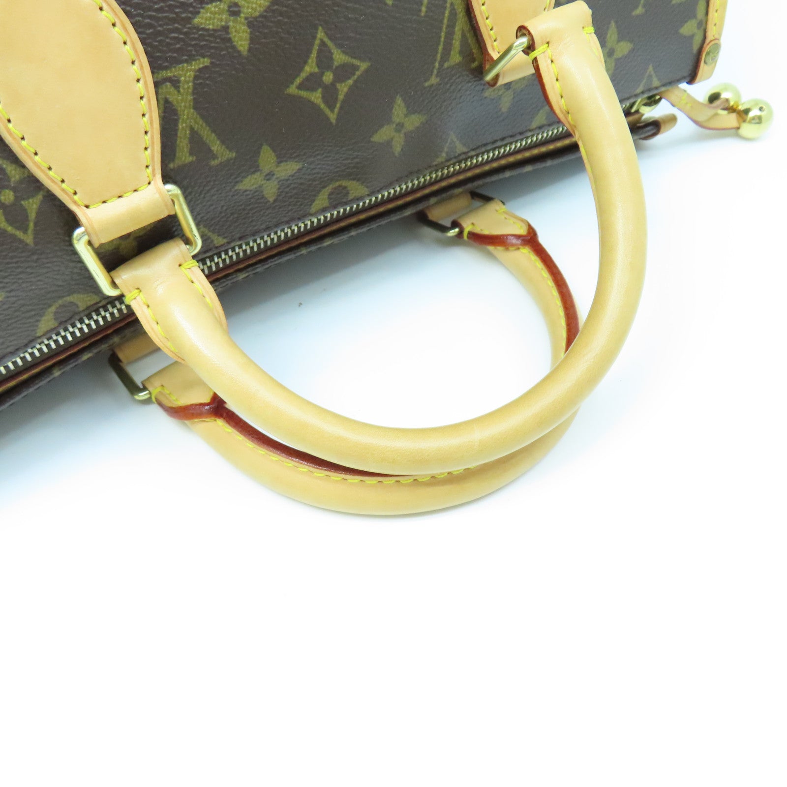 LOUIS VUITTON Monogram Popincourt gold buckle handle bag