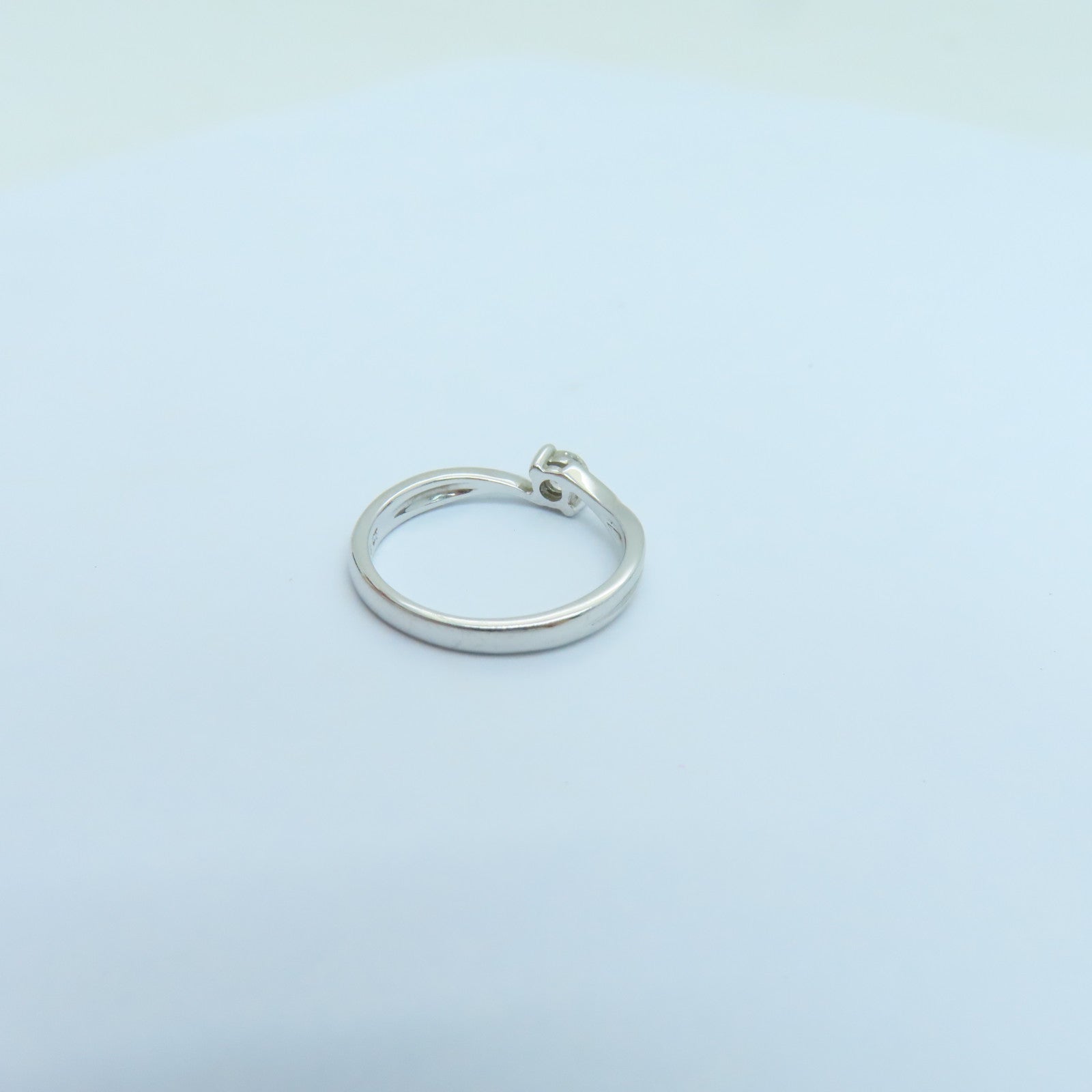 JEWELRY 【激減優惠】18K白金Diamond Ring0.18ct鑽石戒指US#5.25