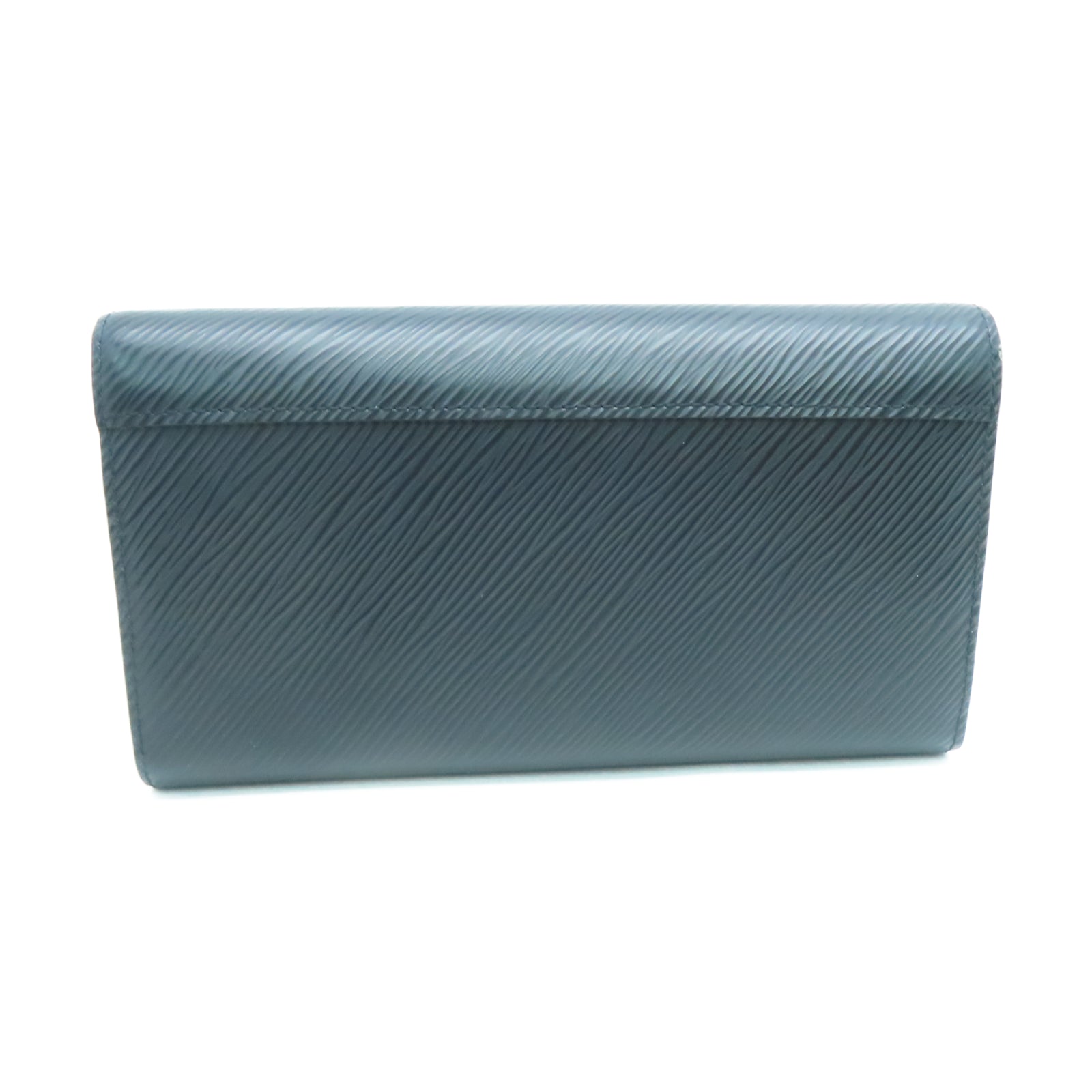 LOUIS VUITTON Epi皮革Twist Wallet金扣长钱包黑色