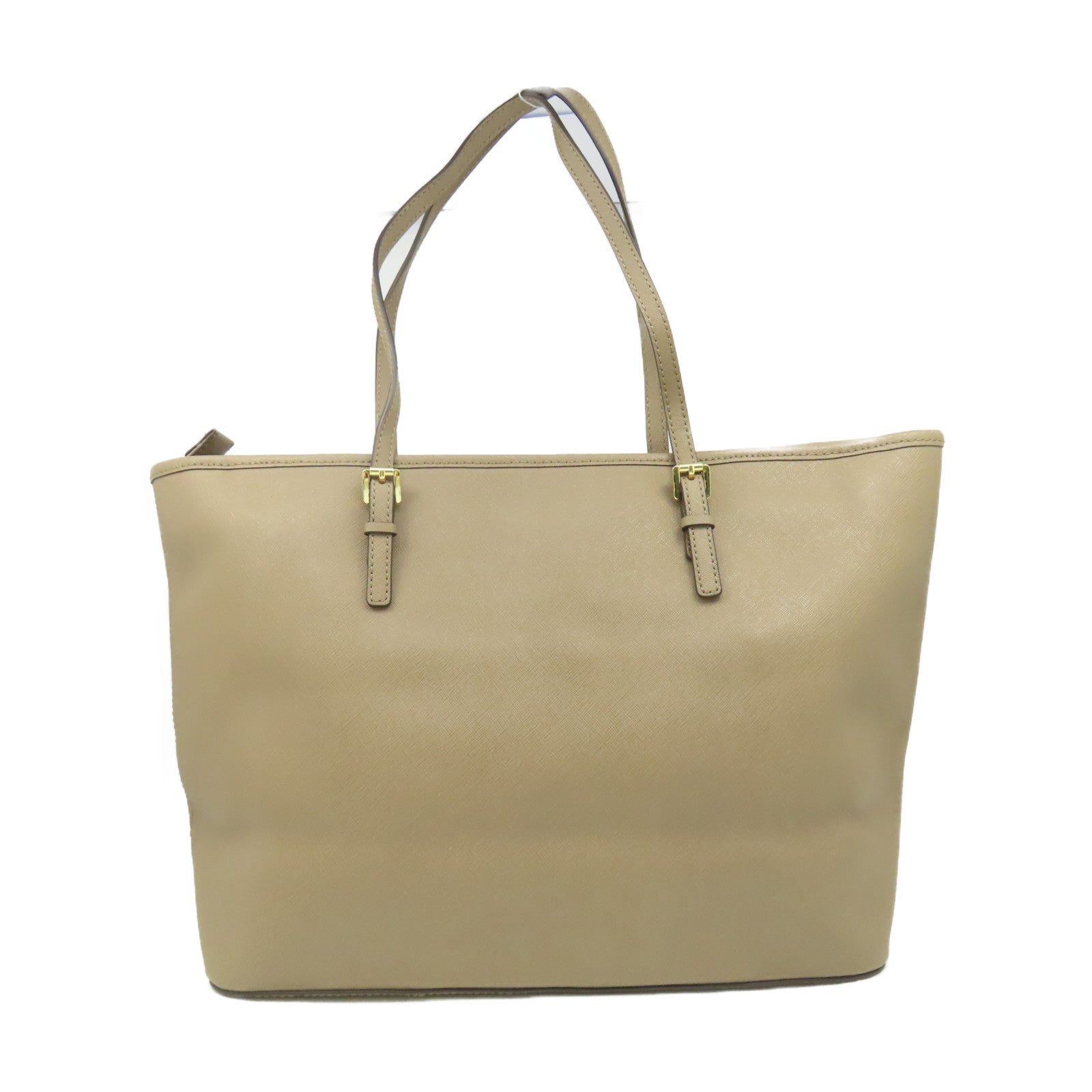 Michael Kors 牛皮皮革Tote Bag金扣手挽袋啡色
