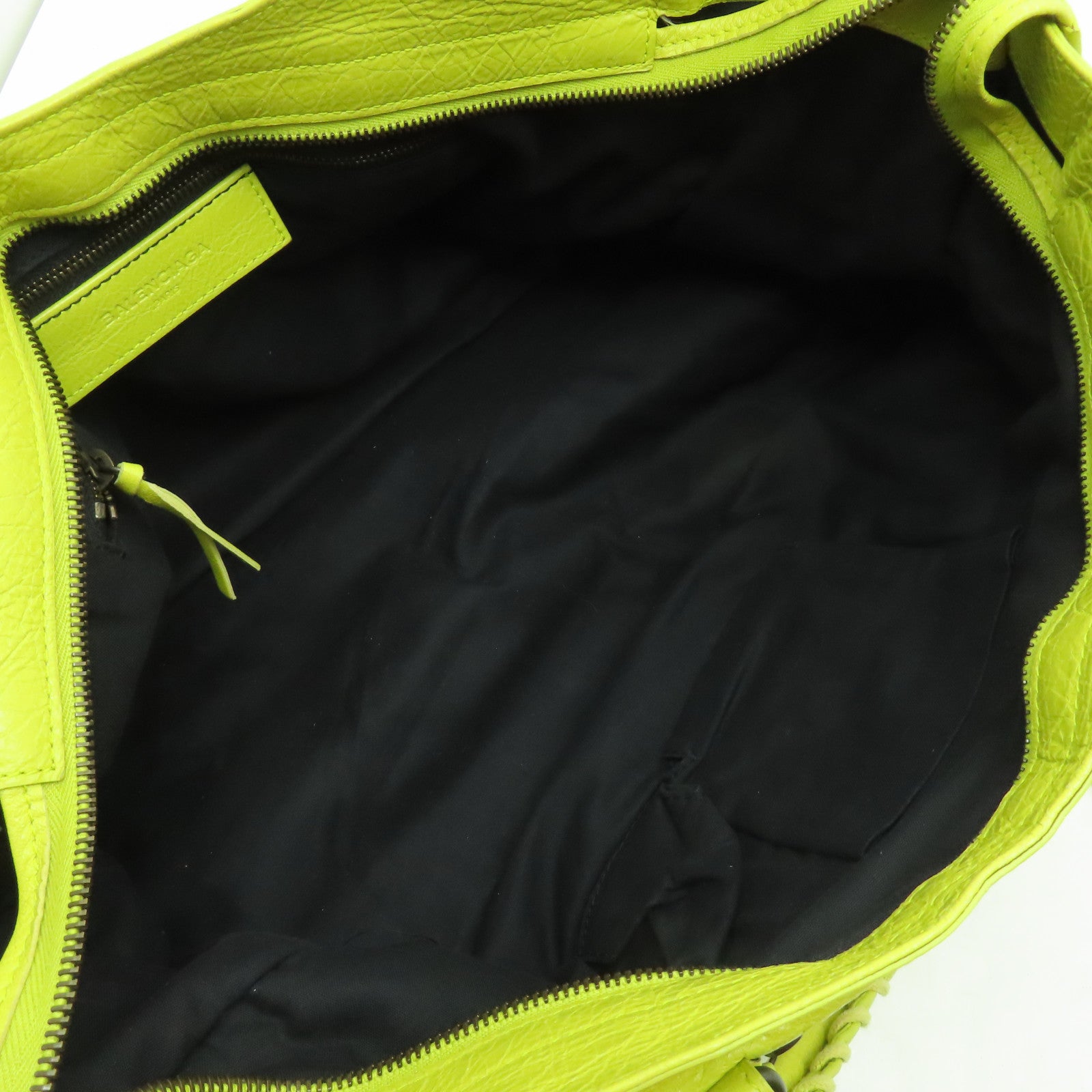 BALENCIAGA 牛皮皮革Part Time手挽肩背兩用袋黃色