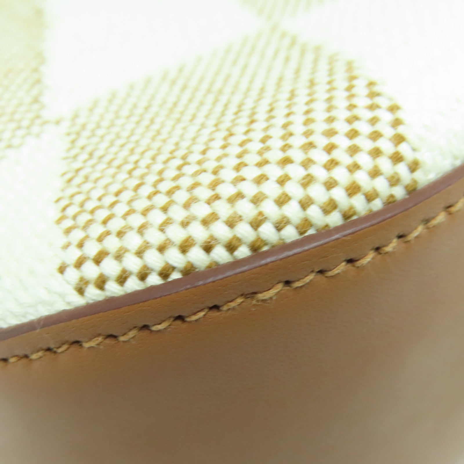 HERMES 帆布Cabas H肩背袋米色