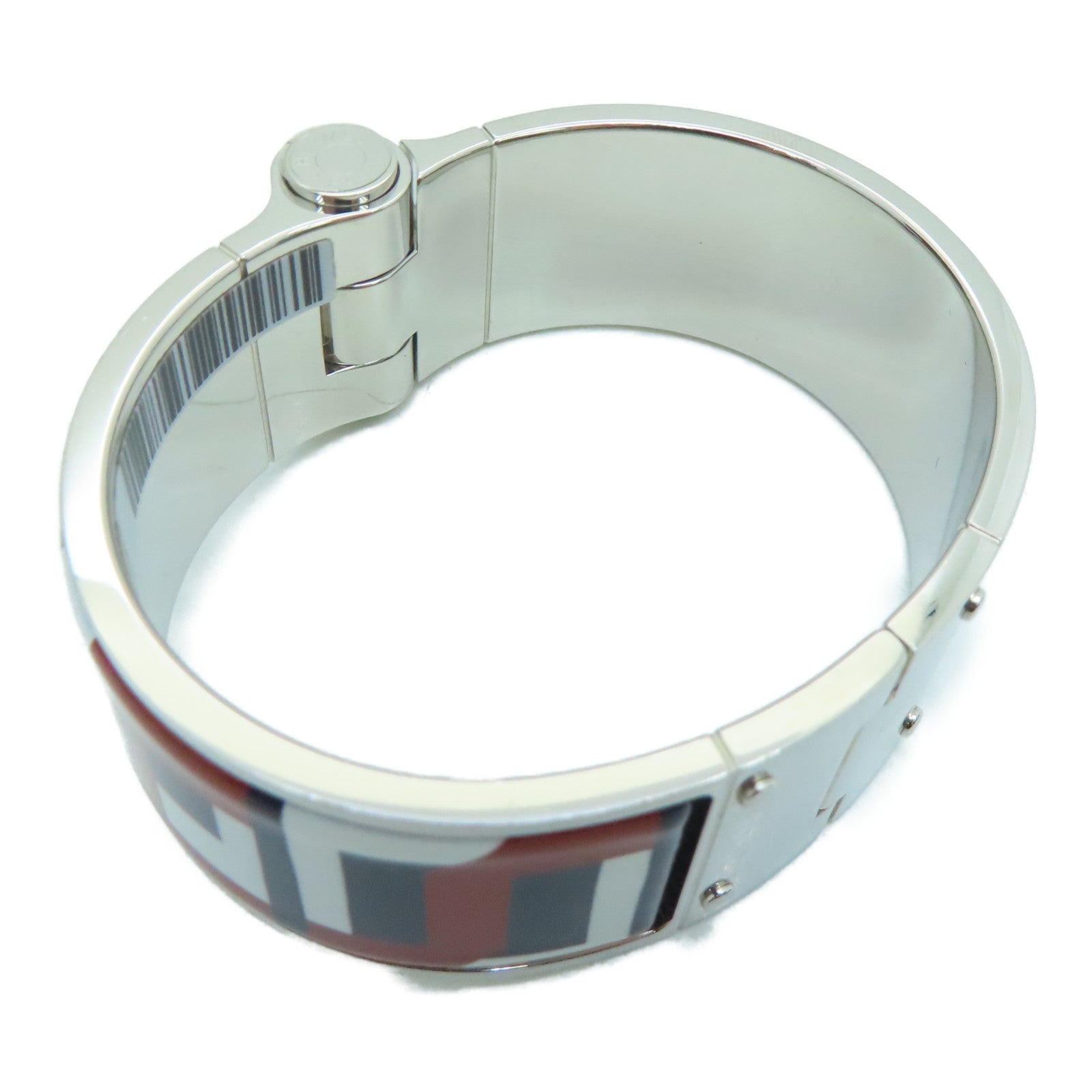 HERMES 琺瑯/金屬Charnoere Bracelet銀扣手鐲多色
