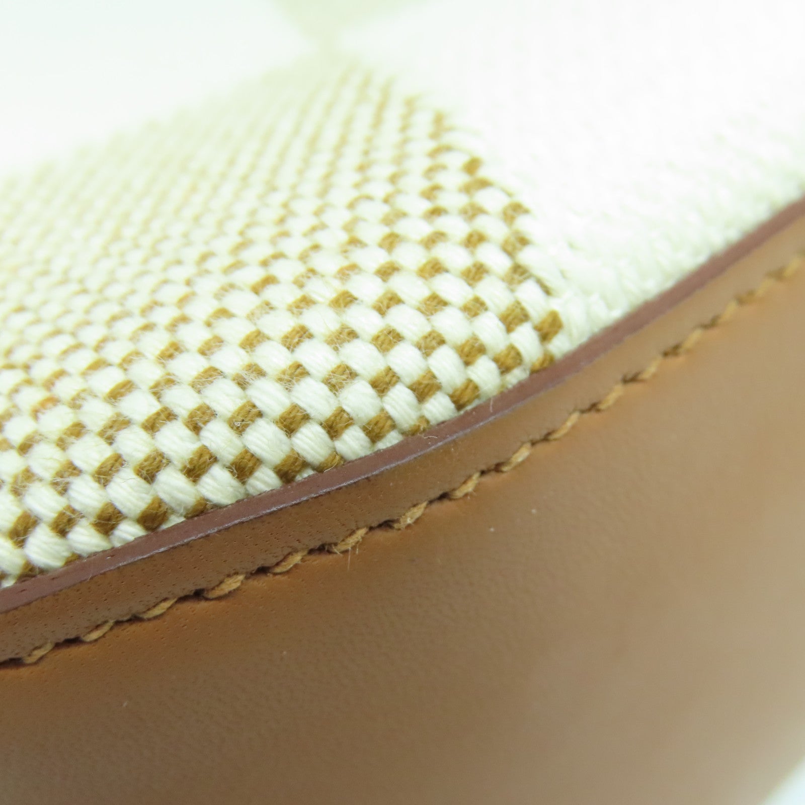 HERMES 帆布Cabas H肩背袋米色