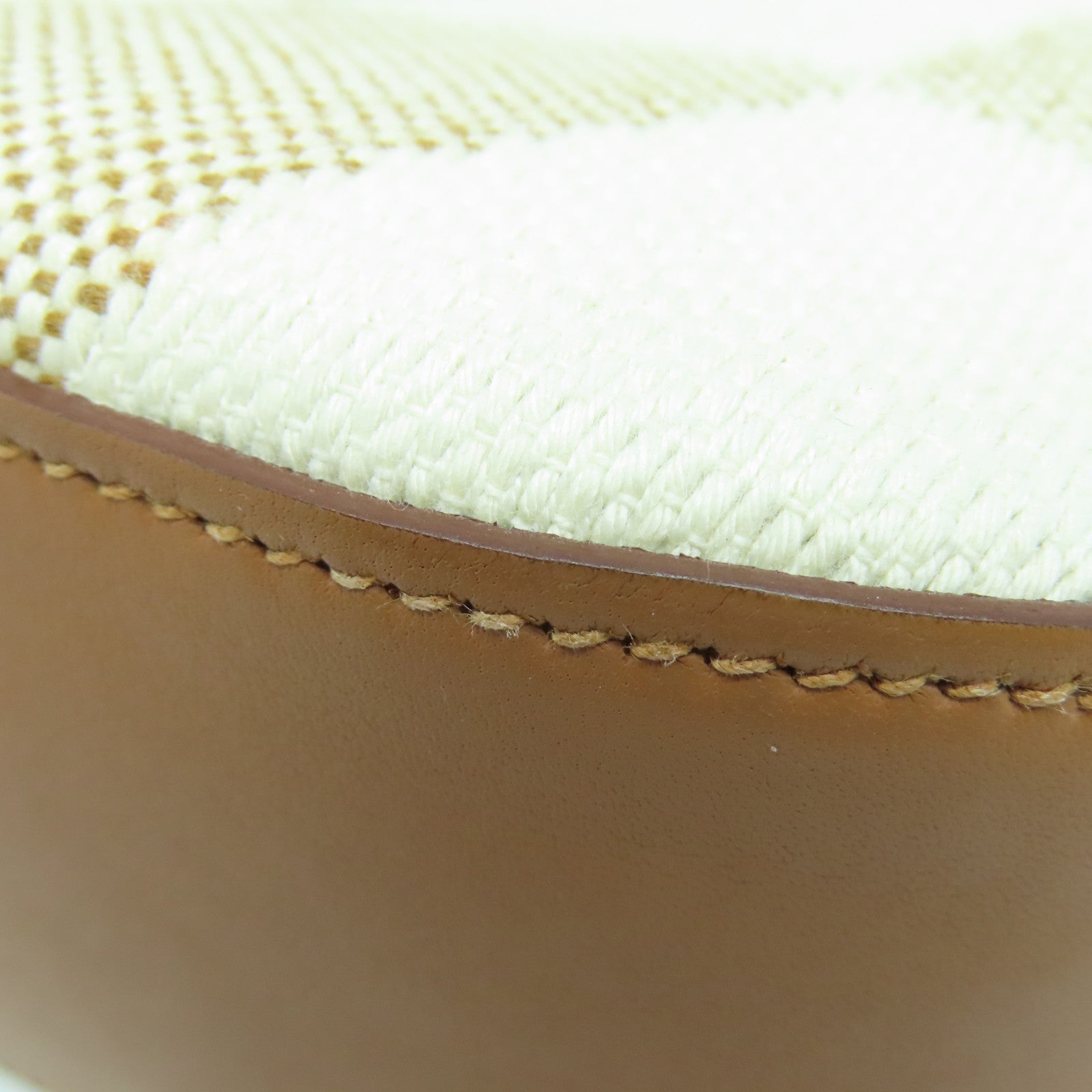 HERMES 帆布Cabas H肩背袋米色