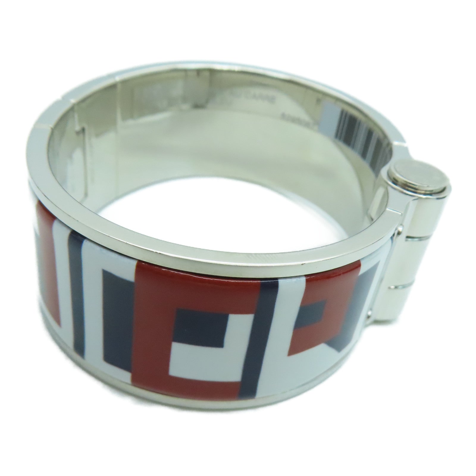 HERMES 琺瑯/金屬Charnoere Bracelet銀扣手鐲多色