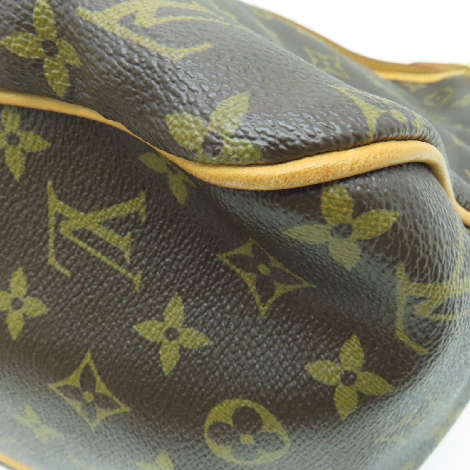 LOUIS VUITTON Monogram Delightful MM金扣肩背袋啡色