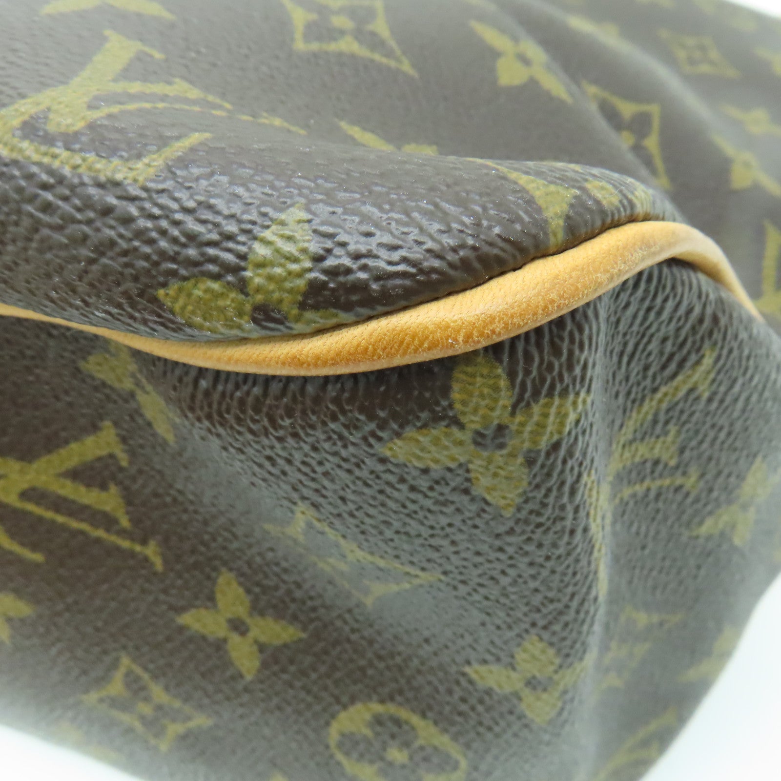 LOUIS VUITTON Monogram Delightful MM金扣肩背袋啡色