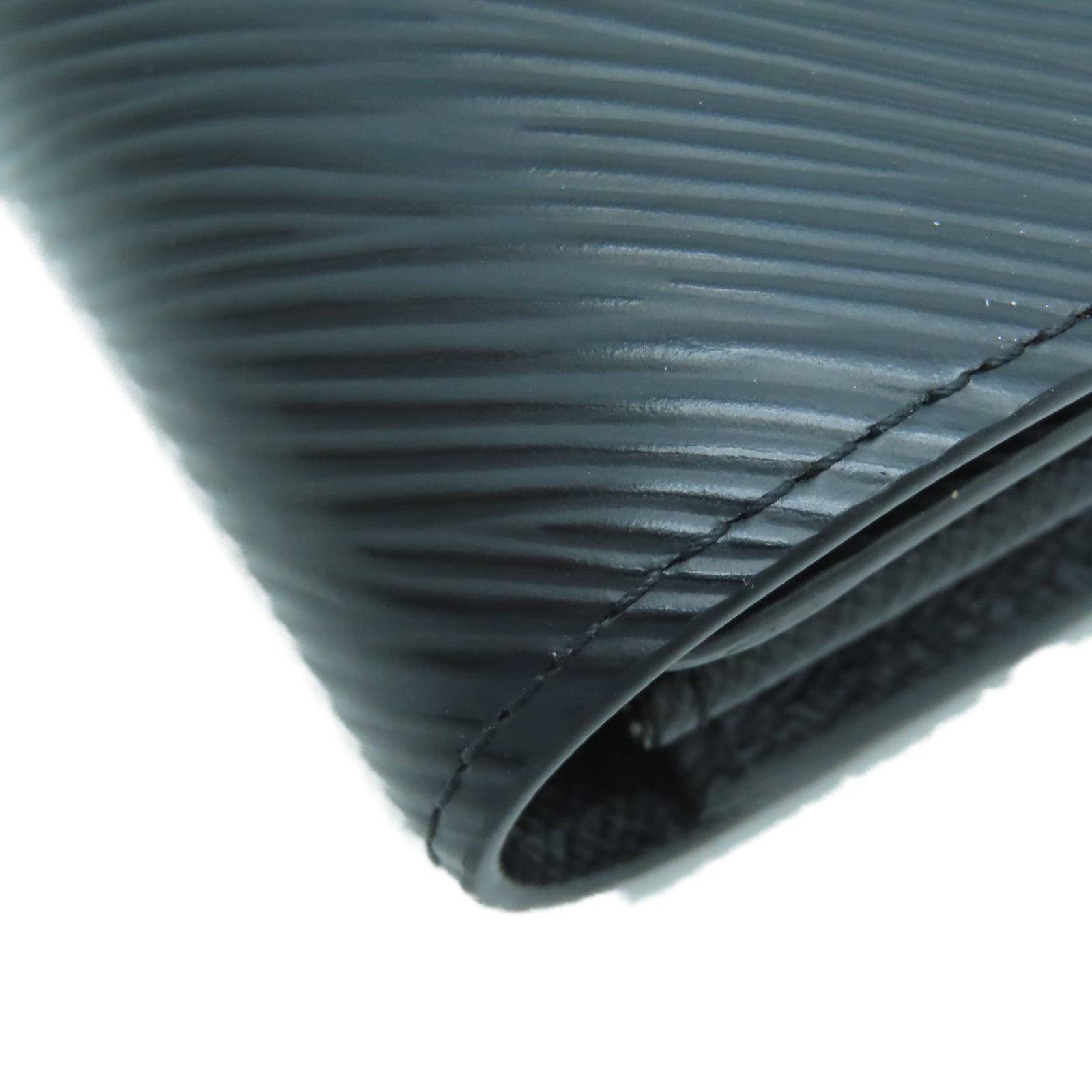 LOUIS VUITTON Epi皮革Twist Wallet金扣长钱包黑色