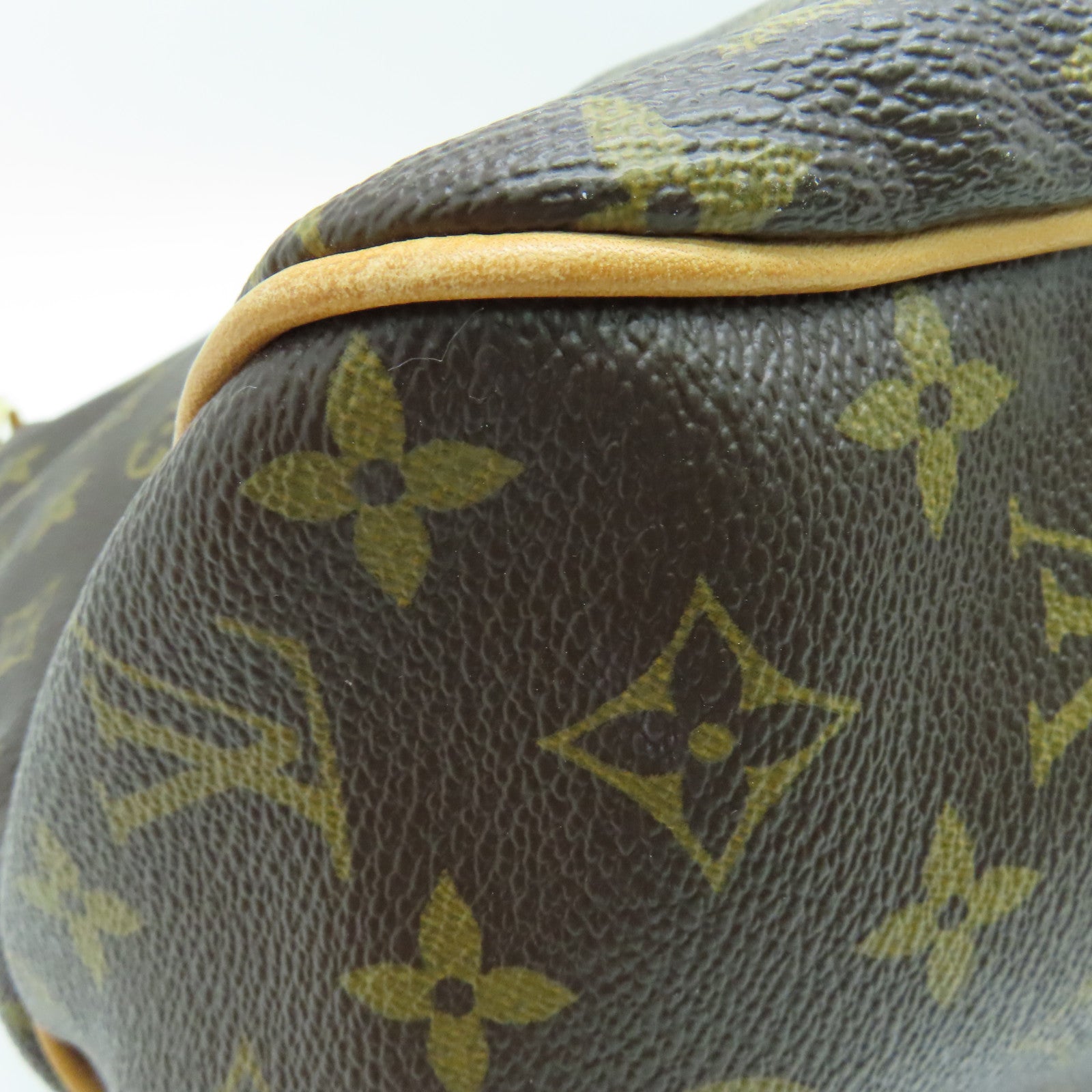 LOUIS VUITTON Monogram Delightful MM金扣肩背袋啡色