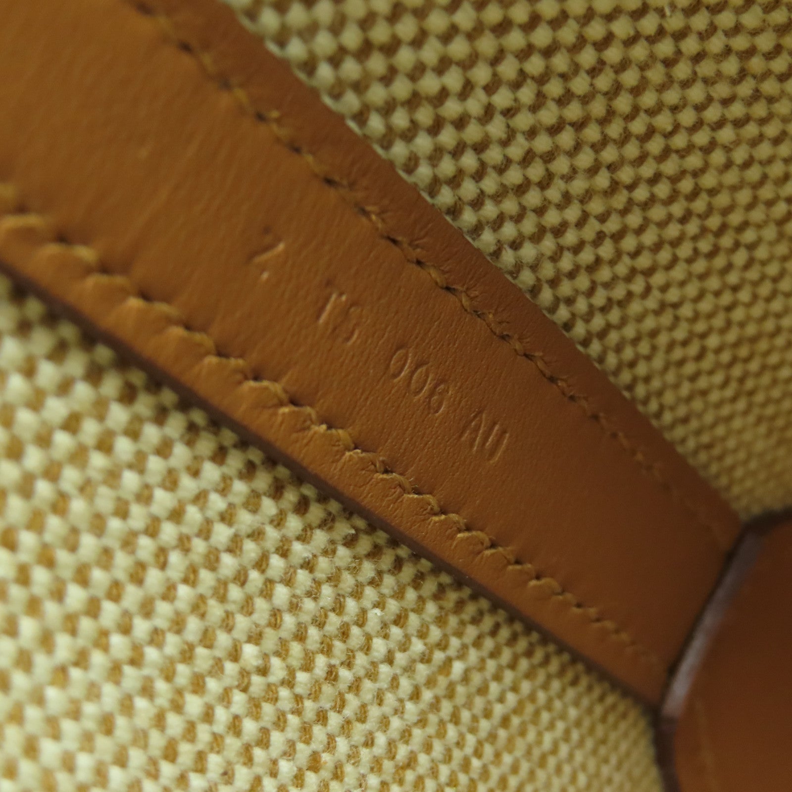 HERMES 帆布Cabas H肩背袋米色